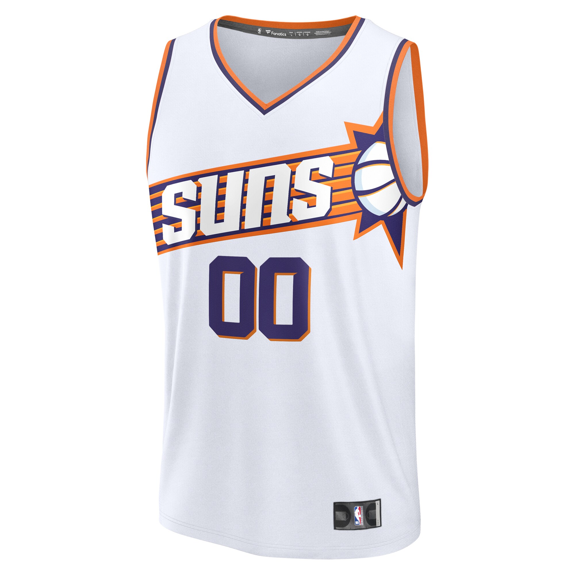 Phoenix Suns Fanatics Youth Fast Break Custom Replica Jersey - White  - Association Edition