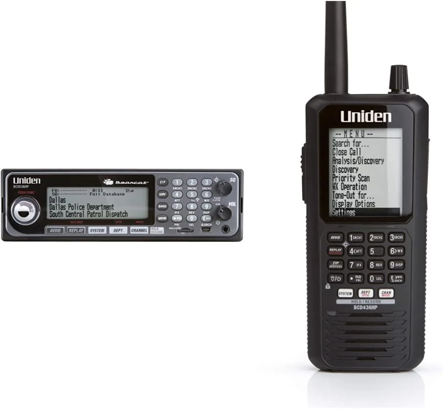Uniden BCD436HP HomePatrol Digital Handheld Scanner with GPS & Weather Alerts