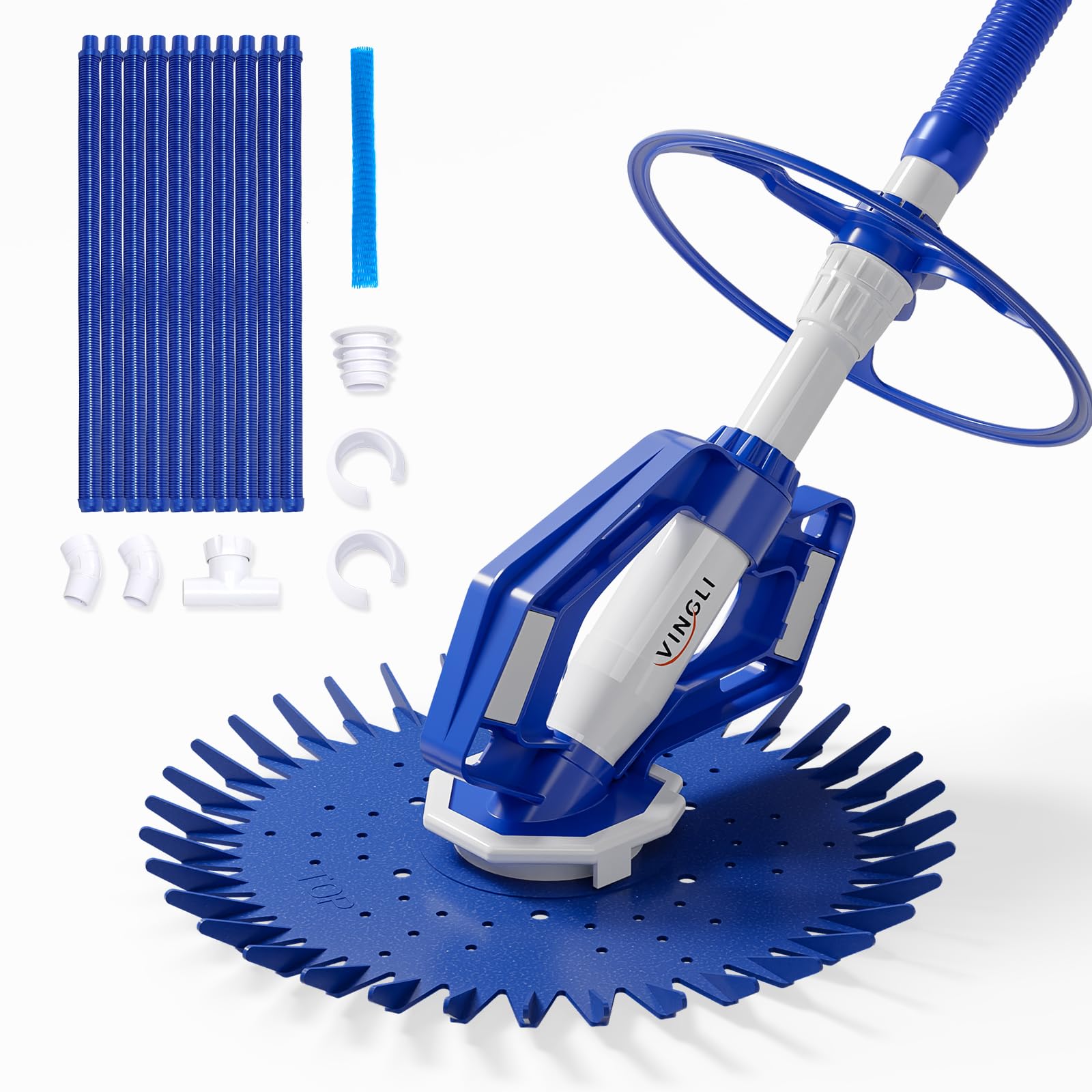 VINGLI Automatic Pool Vacuum Cleaner with 33FT Hose