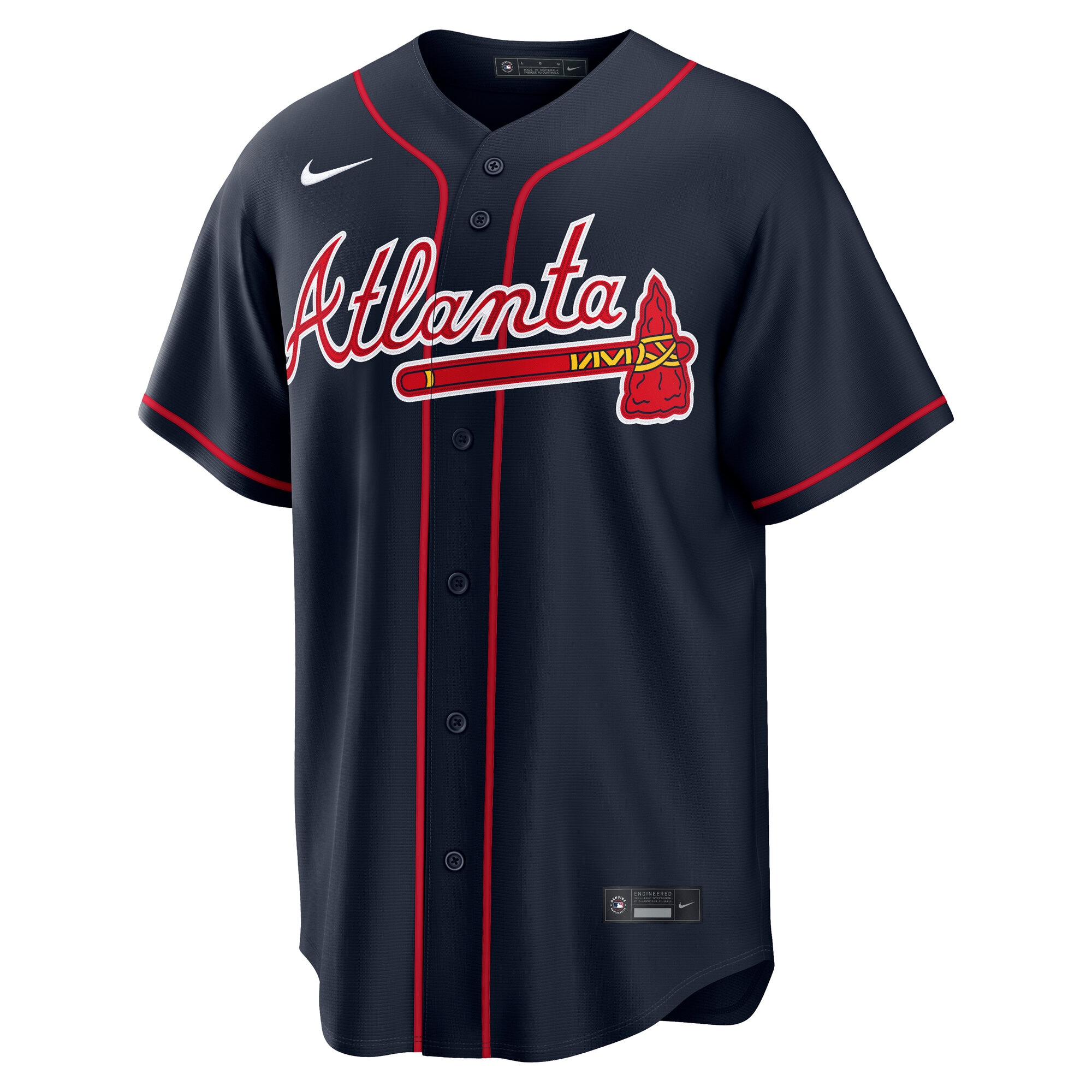 Austin Riley Atlanta Braves Nike Alternate Replica Jersey - Navy