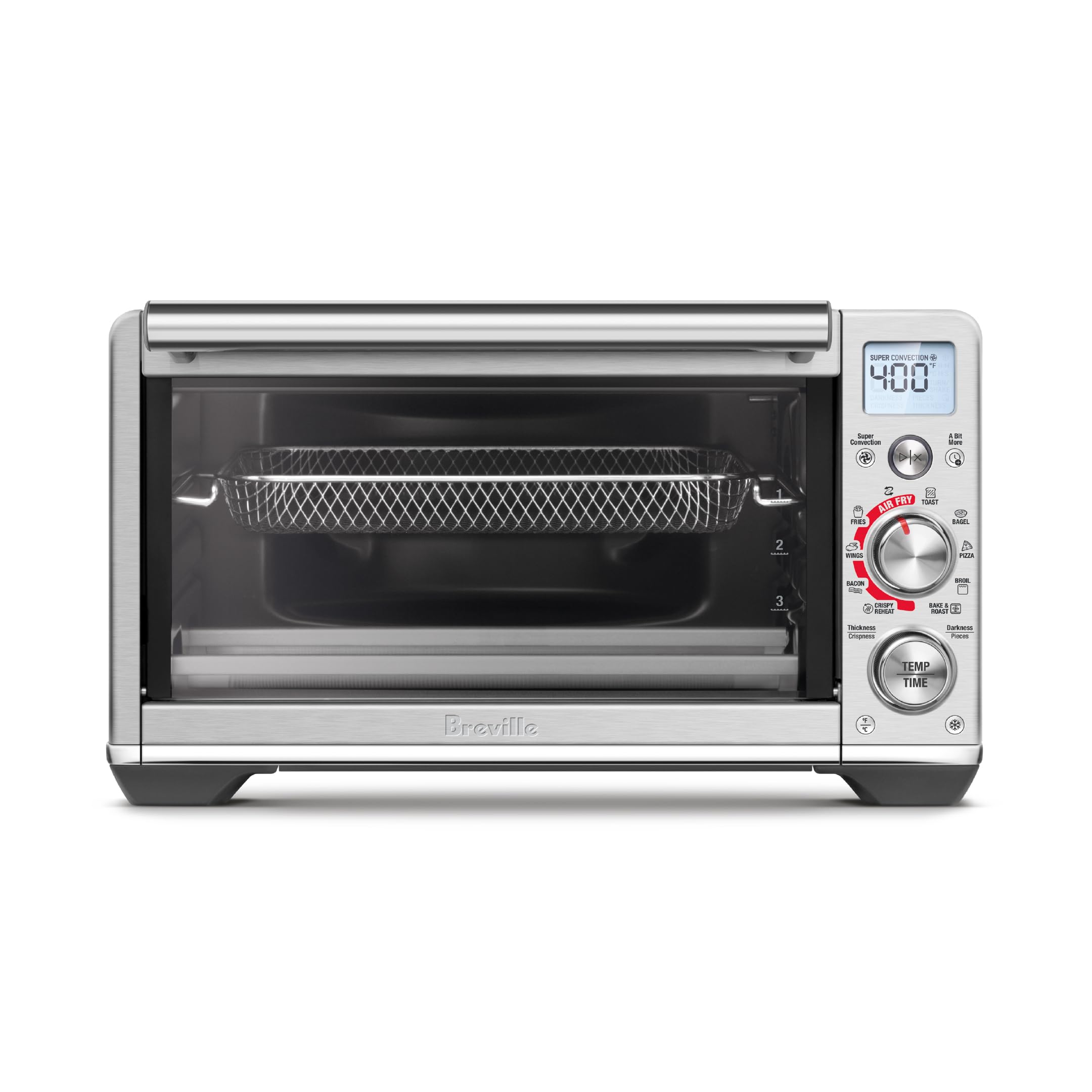 BREVILLE Smart Oven Air Fryer Compact - Brushed Stainless Steel