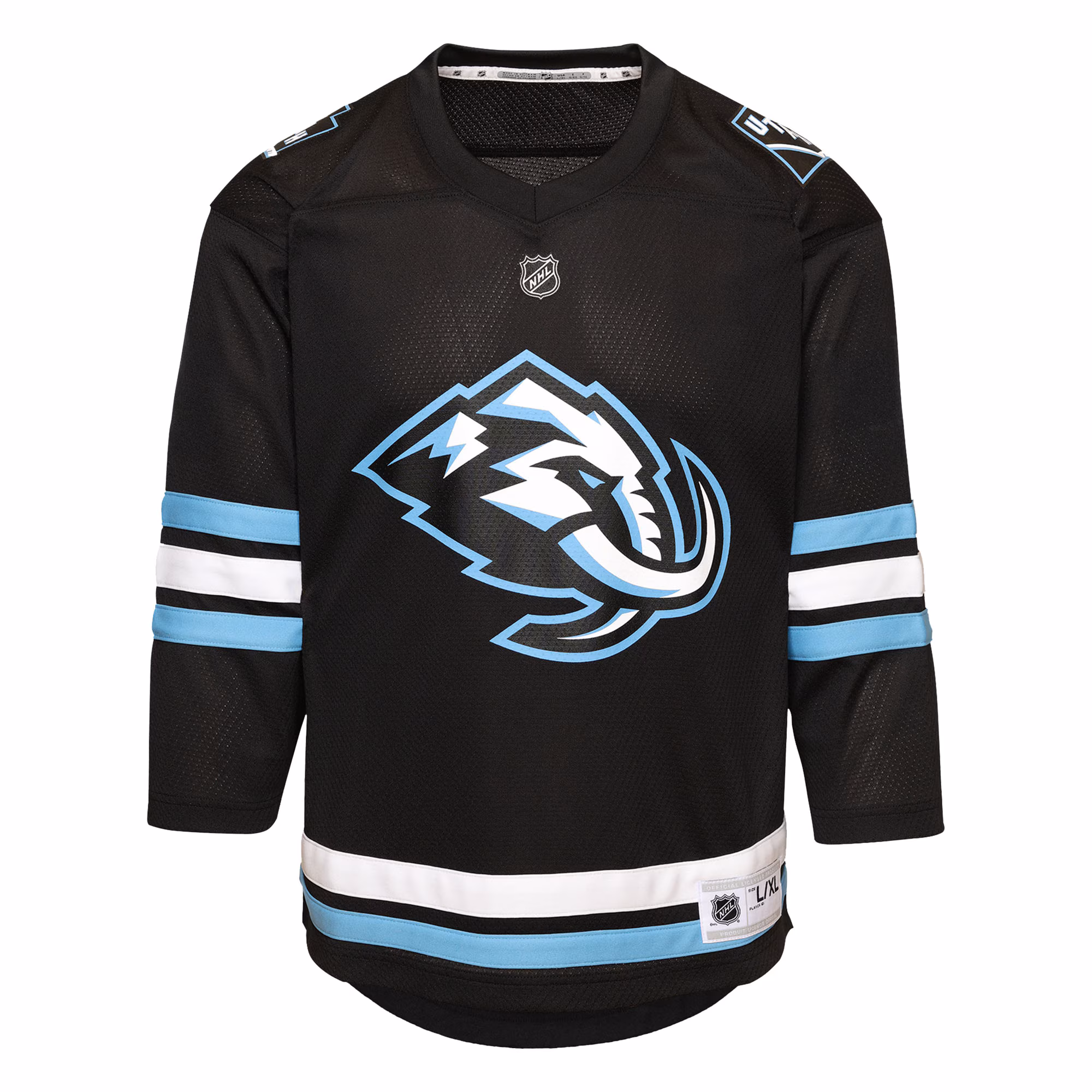 Utah Mammoth Youth Home Replica Custom Jersey - Black
