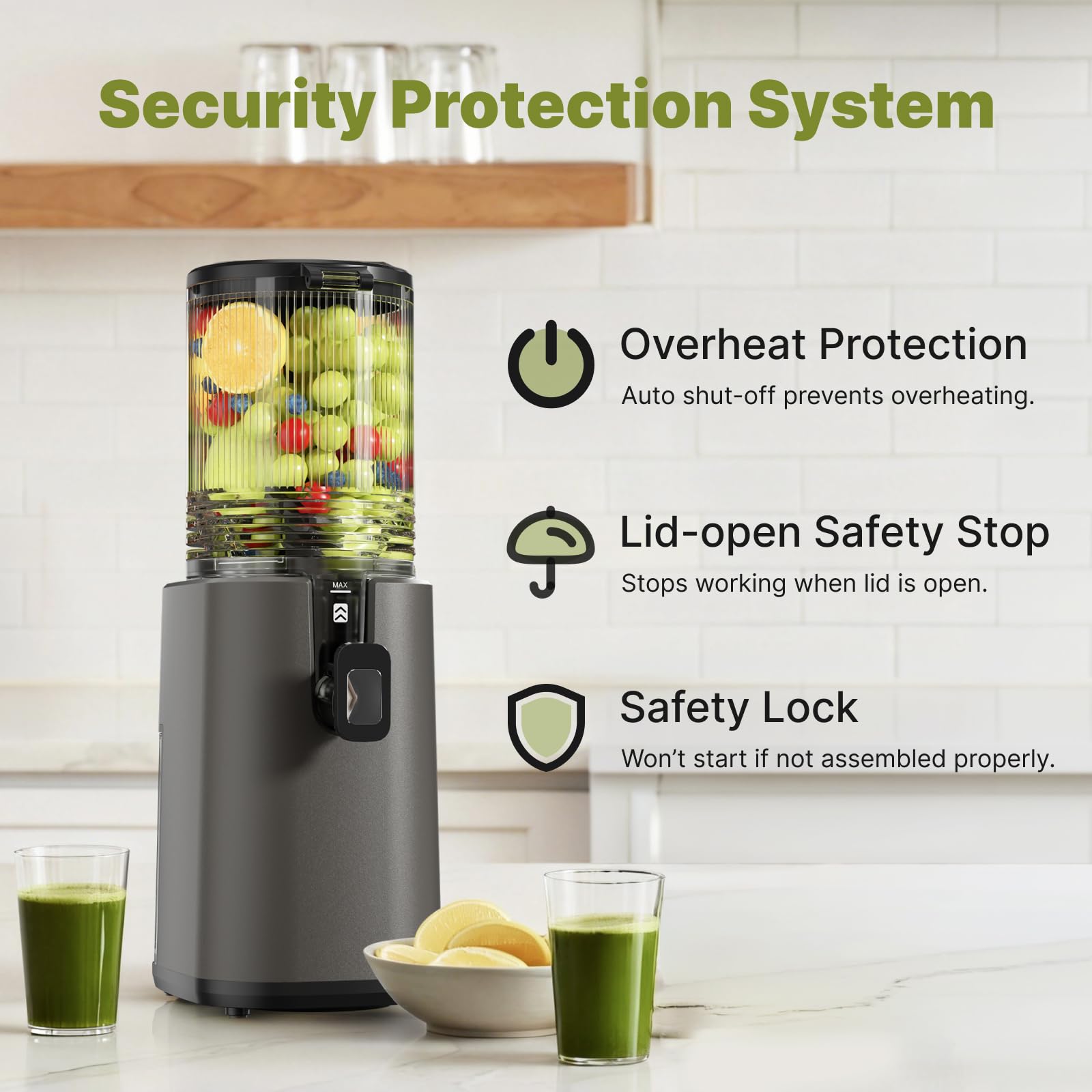 YOYDS Cold Press Juicer with 5.5