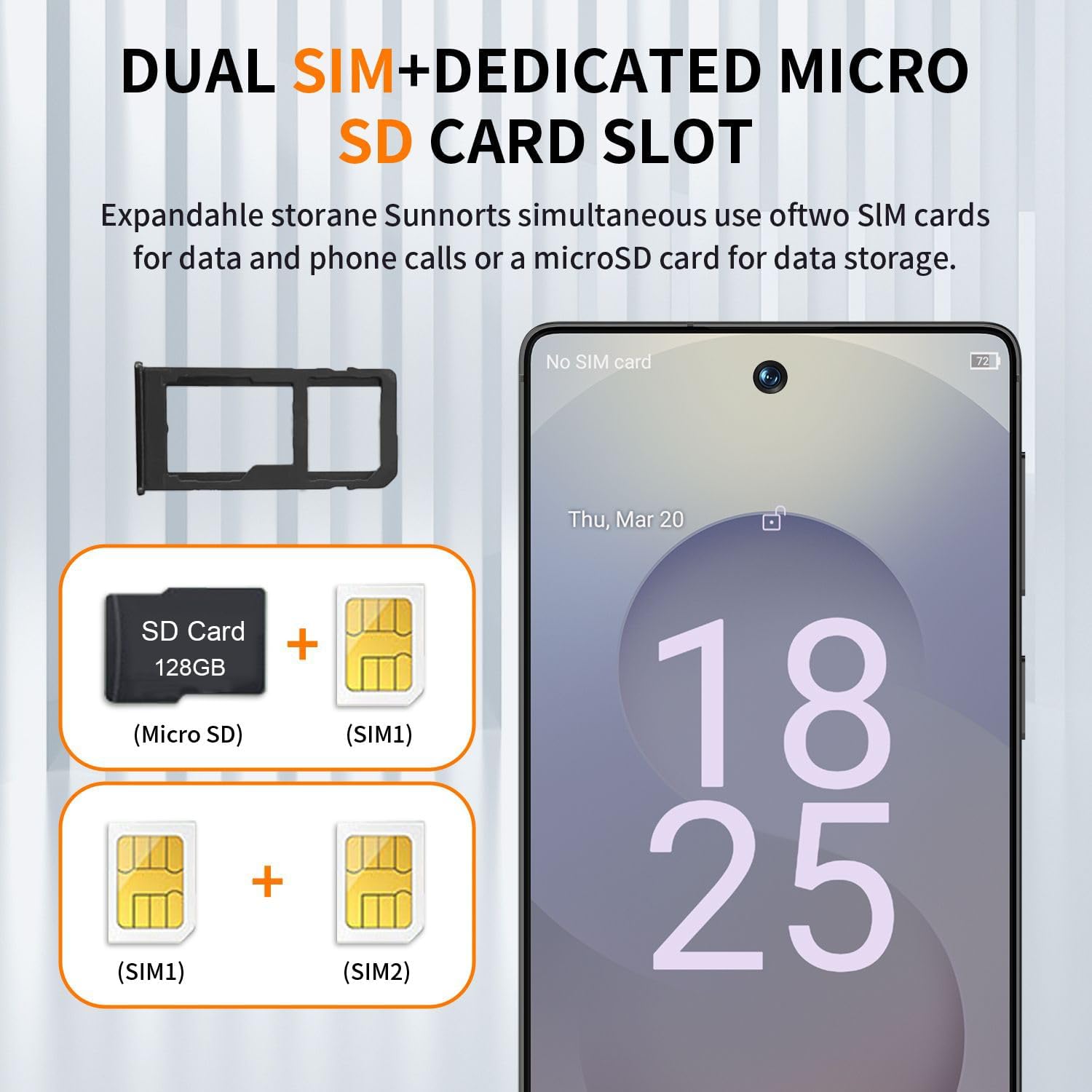 I25U 5G Unlocked Phones,Android 15.0 Smartphone,6.9