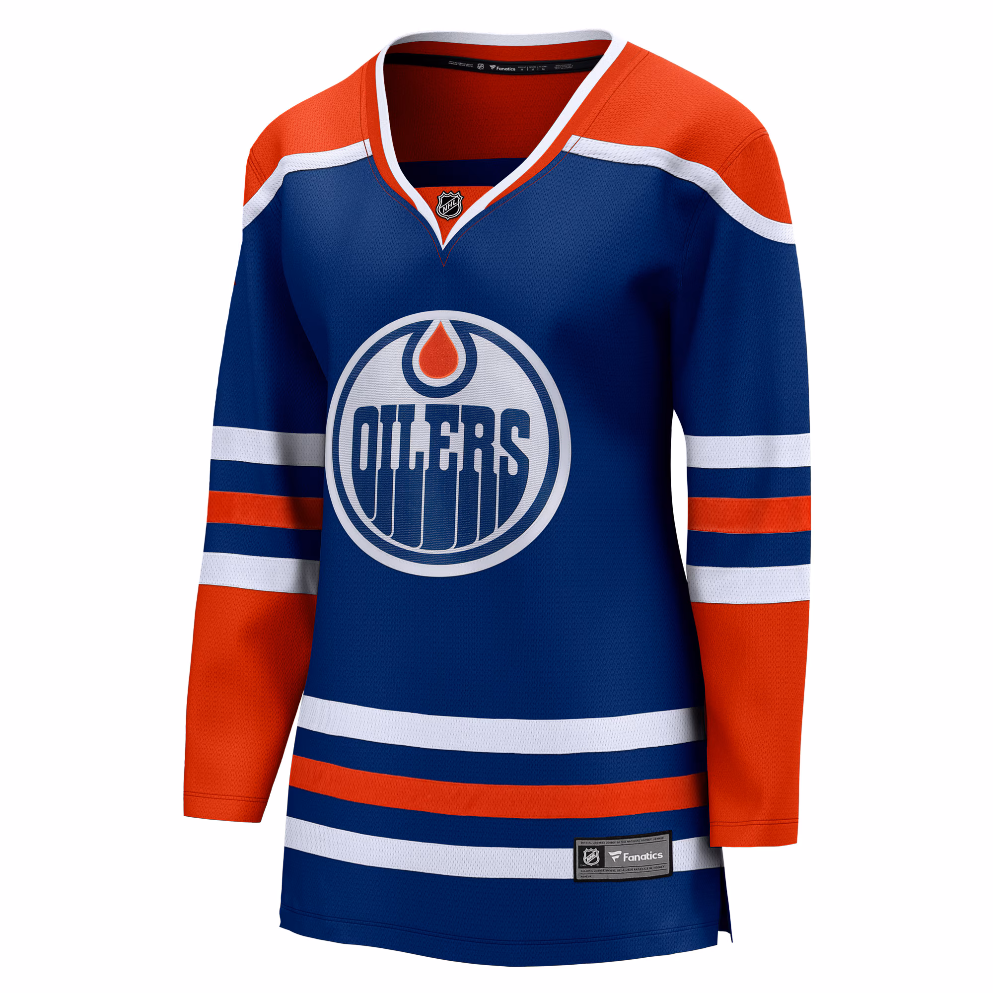 Edmonton Oilers Fanatics Women's Home Breakaway Blank Jersey - Royal