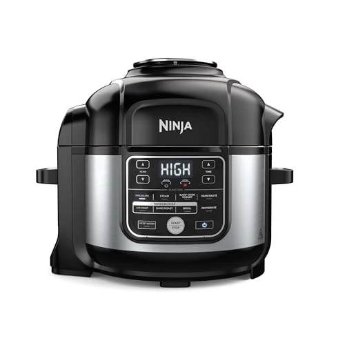 Ninja Foodi 10 in 1, 6.5 Quart Pro Pressure Cooker Air Fryer Multicooker, Precise Heating, Stainless (OS300): Home & Kitchen