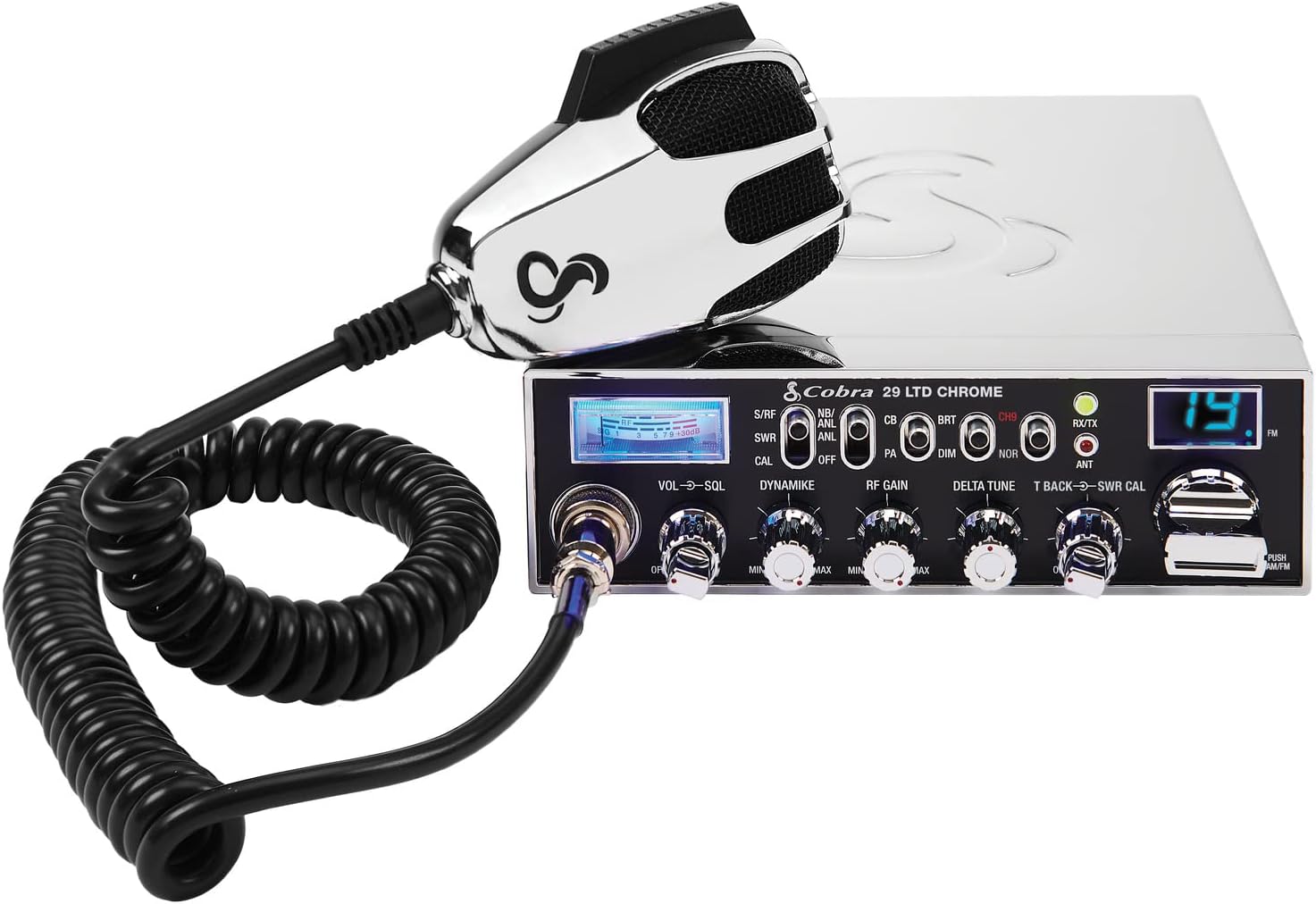 Cobra 29 LTD Professional CB Radio - 4-watt AM/FM CB emergency Radio with Full 40 Channels