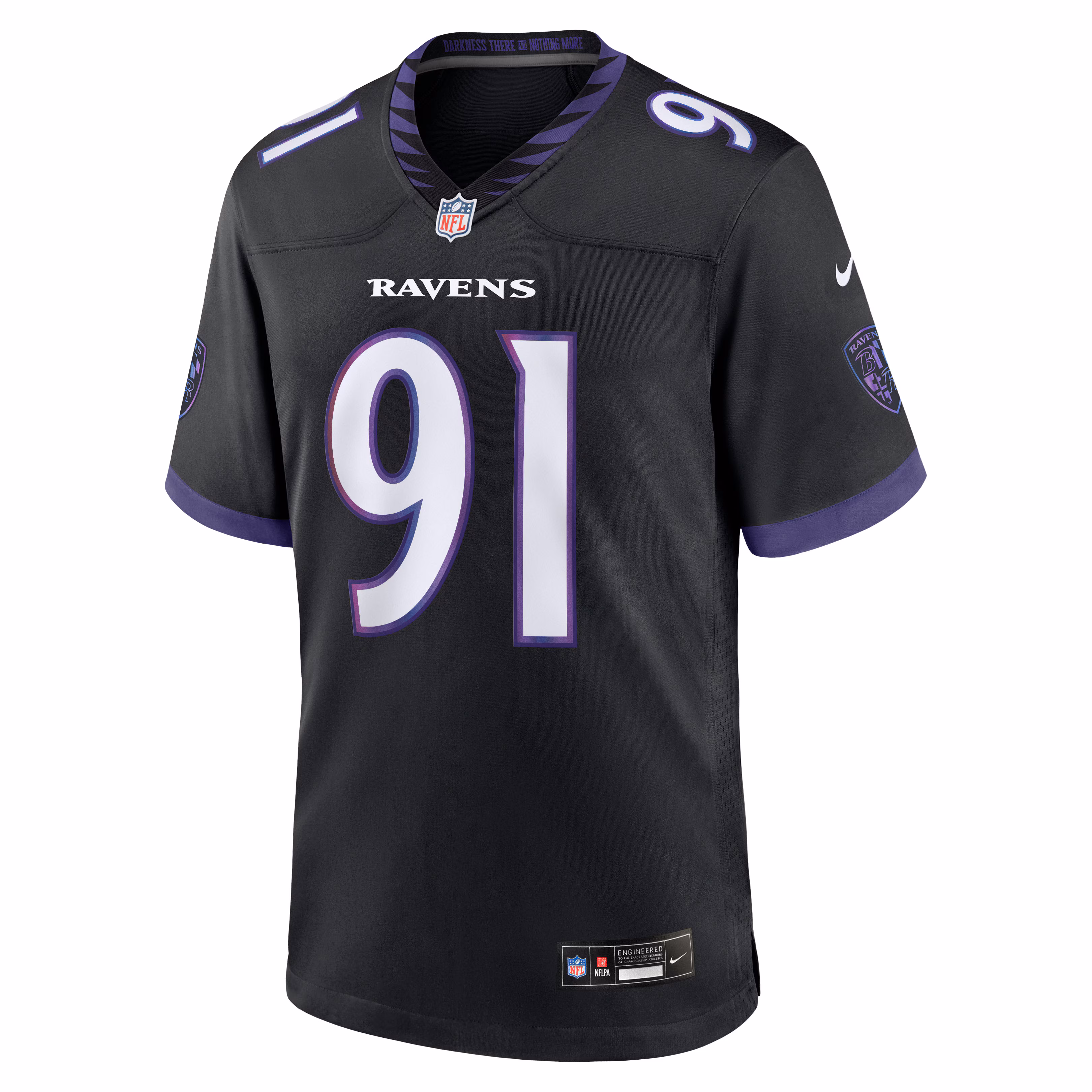 Trey Hendrickson Baltimore Ravens Nike Alternate Game Jersey - Black