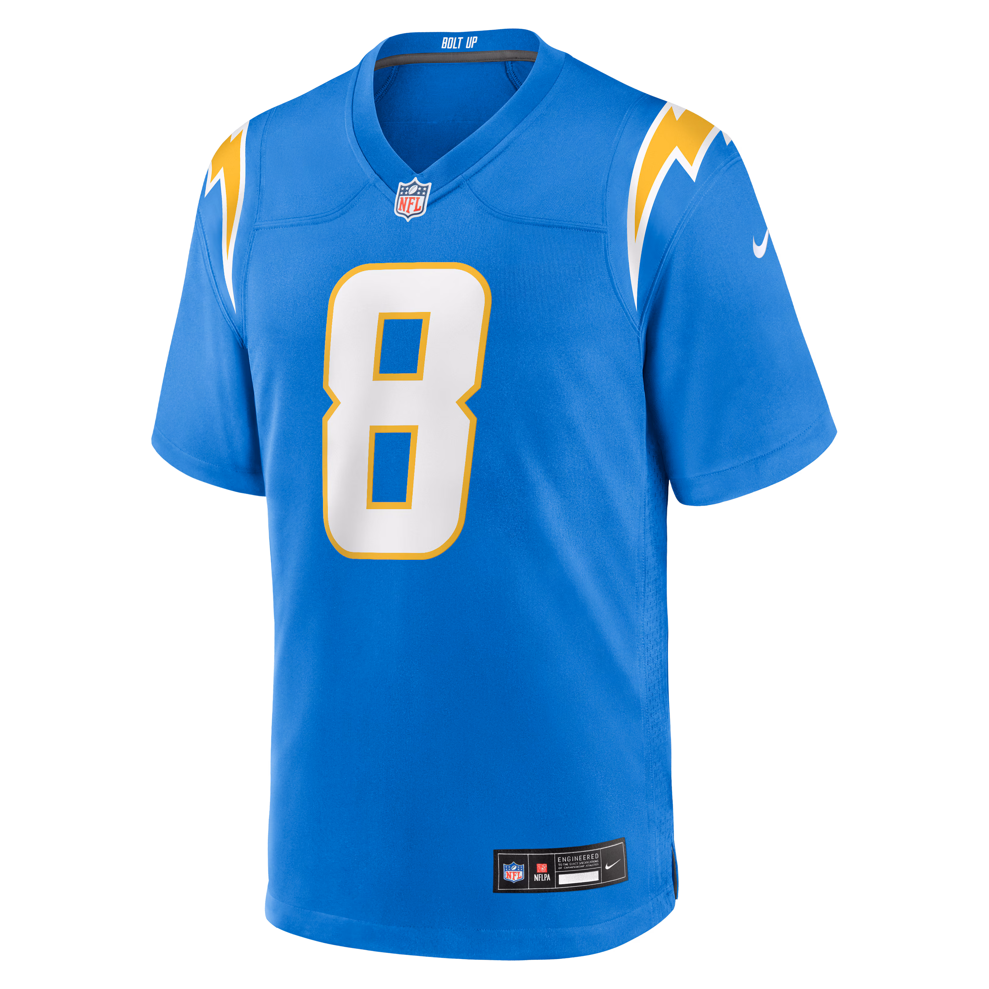 Omarion Hampton Los Angeles Chargers Nike Team Game Jersey -  Powder Blue