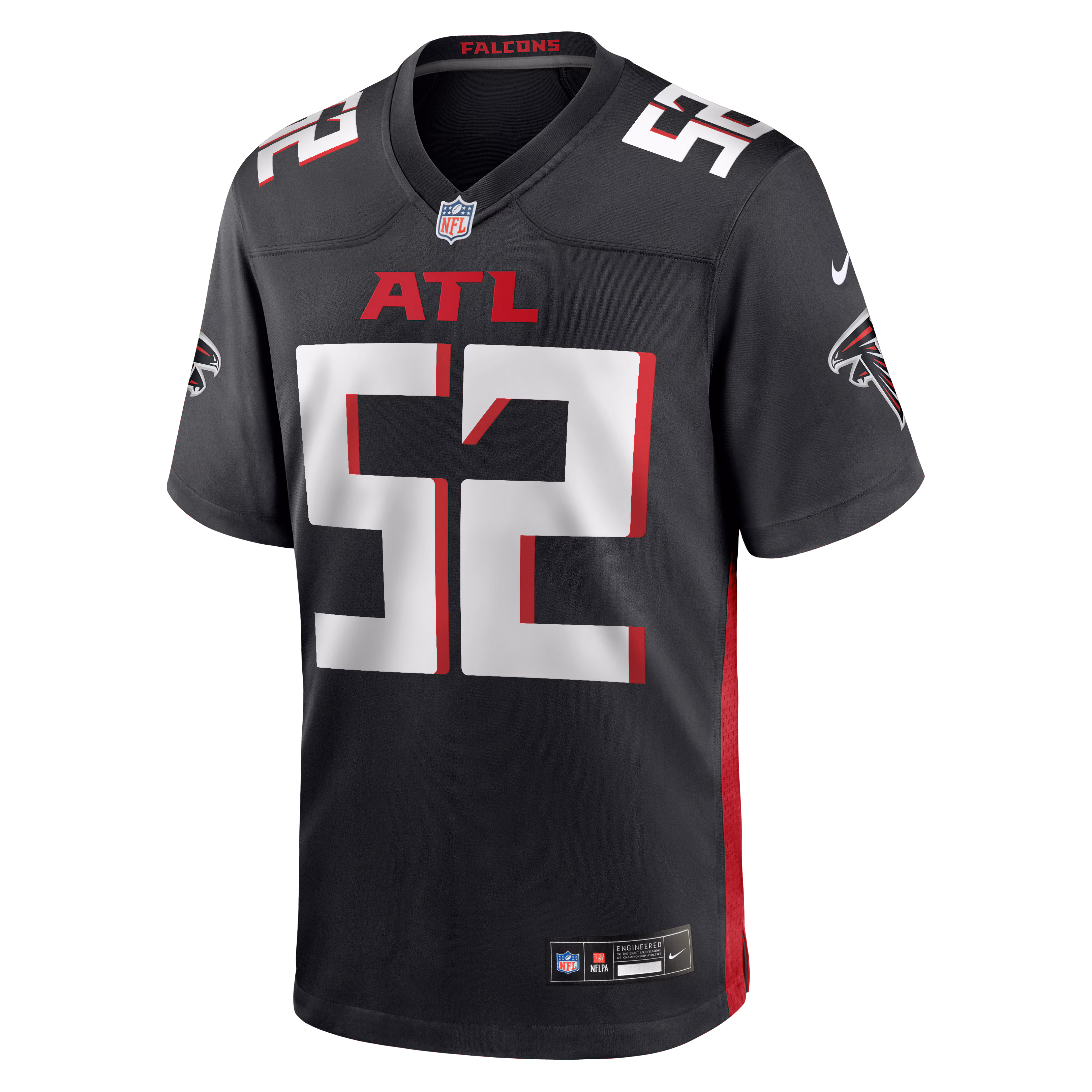Jovaughn Gwyn Atlanta Falcons Nike Team Game Jersey -  Black