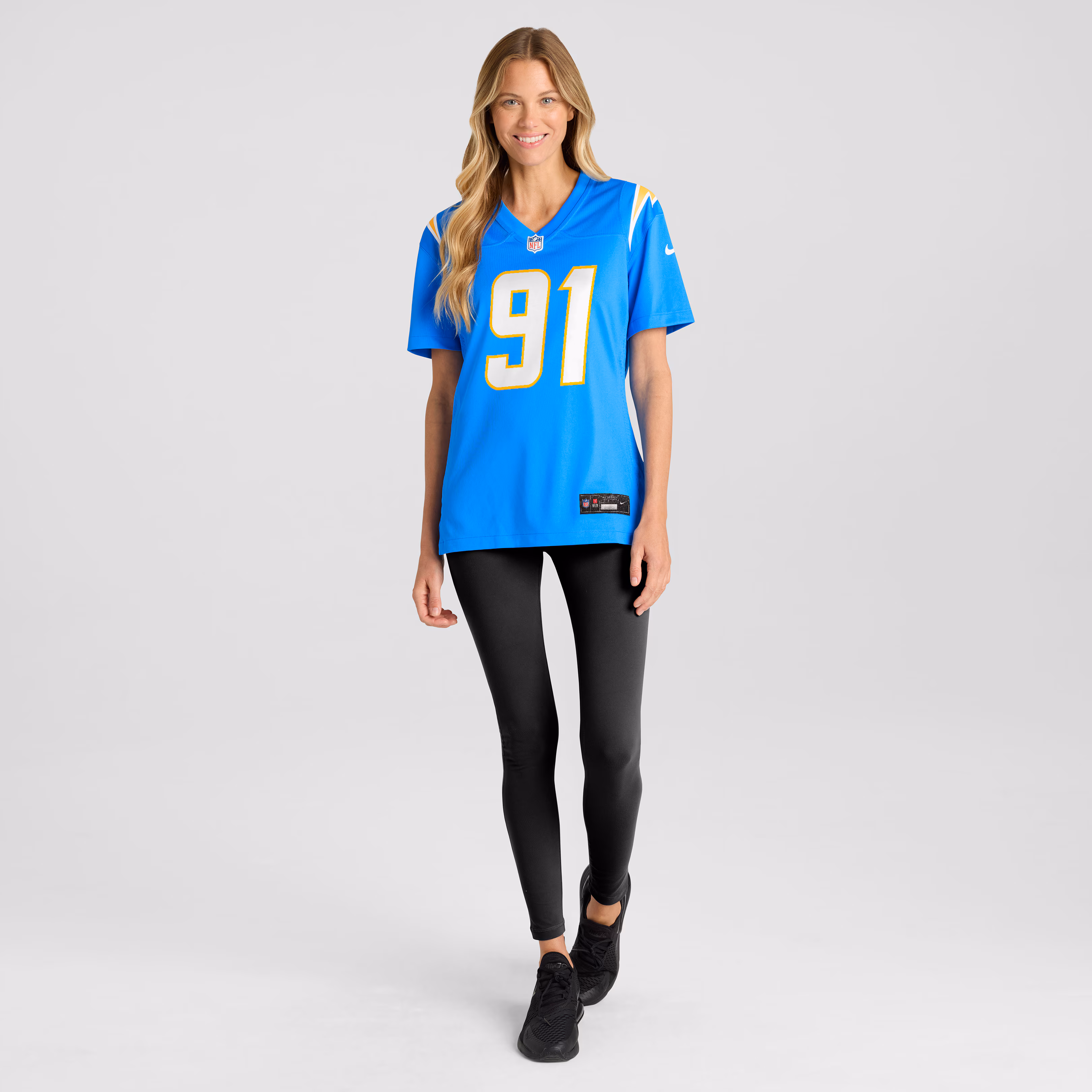 Nick Barrett Los Angeles Chargers Nike Women's Team Game Jersey -  Powder Blue