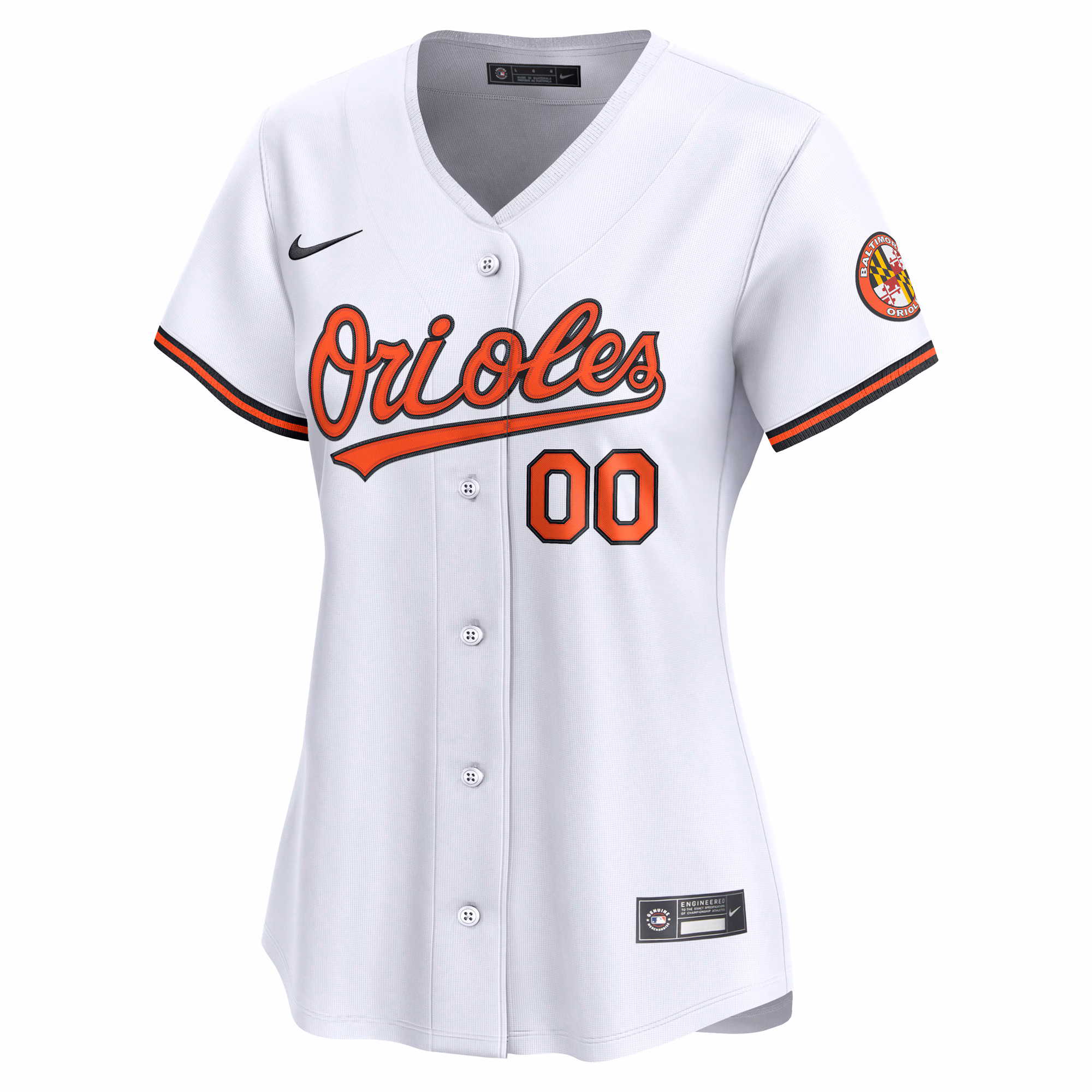 Baltimore Orioles Nike Women's Home Limited Custom Jersey - White