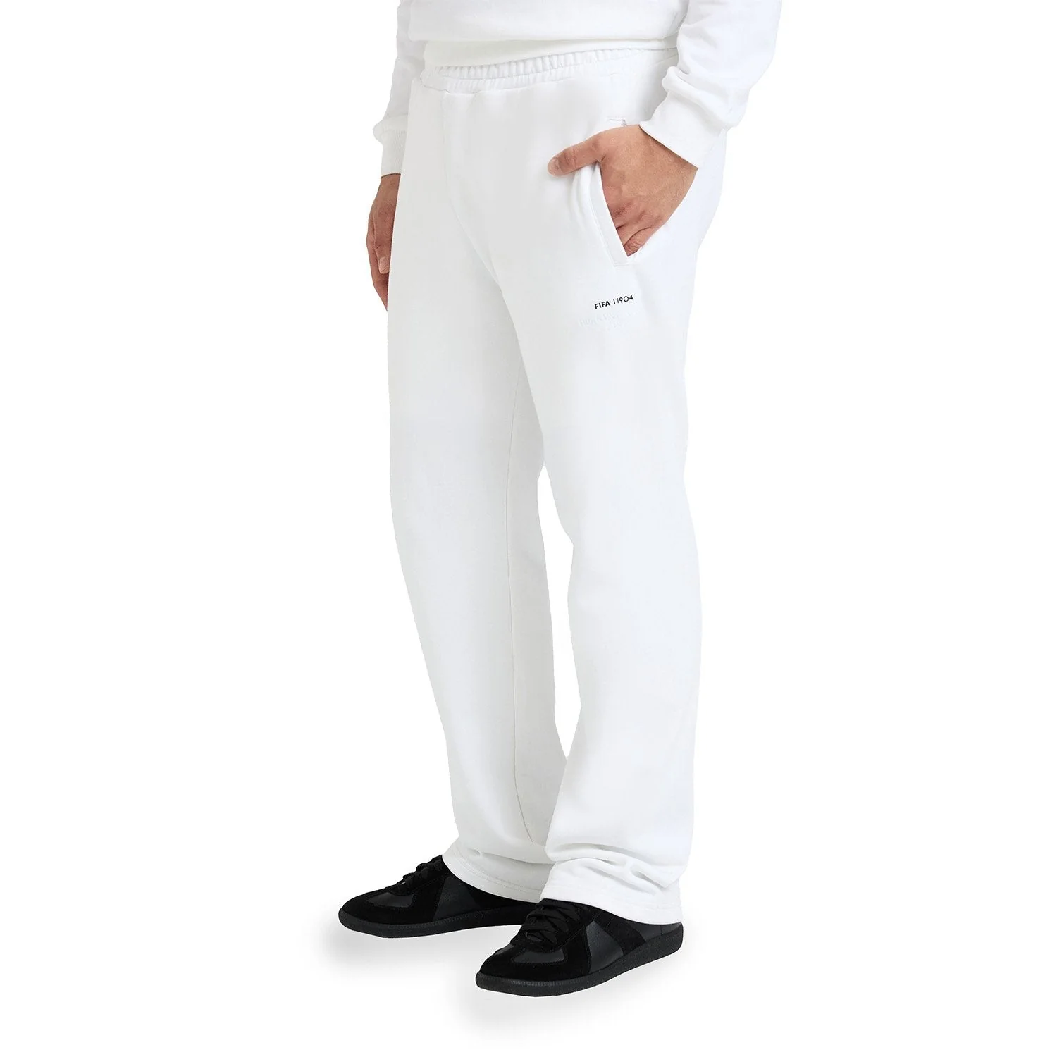 FIFA 1904 Stacked White Sweatpants - Unisex