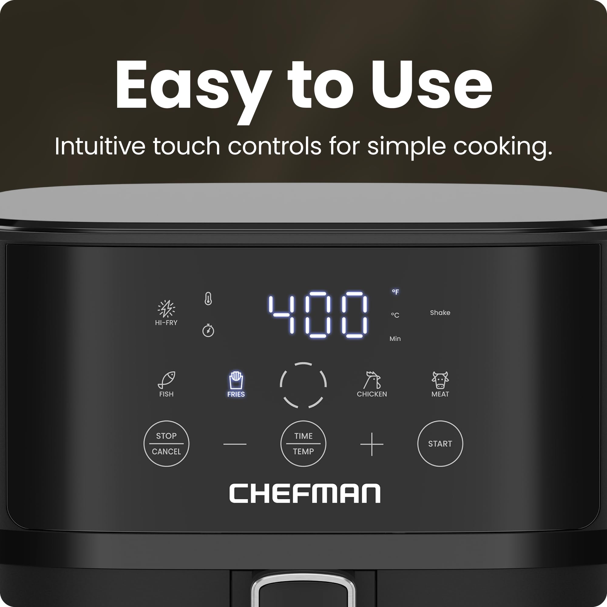 CHEFMAN Air Fryer 6 QT Compact with Hi-Fry Technology