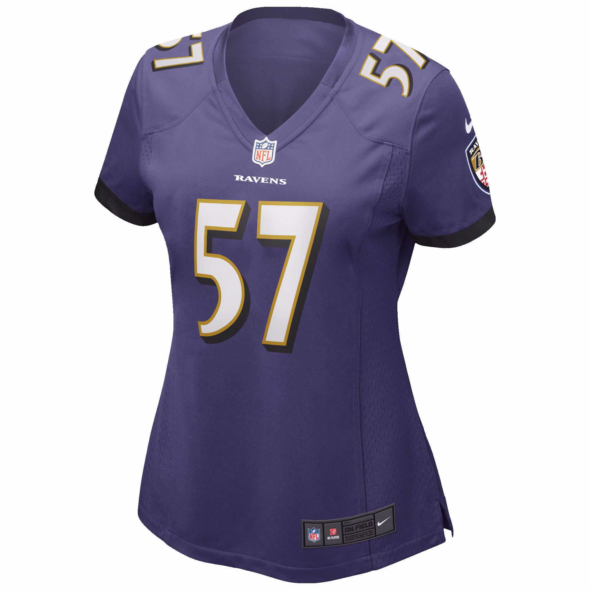 Bart Scott Baltimore Ravens Nike Women's Game Retired Player Jersey - Purple