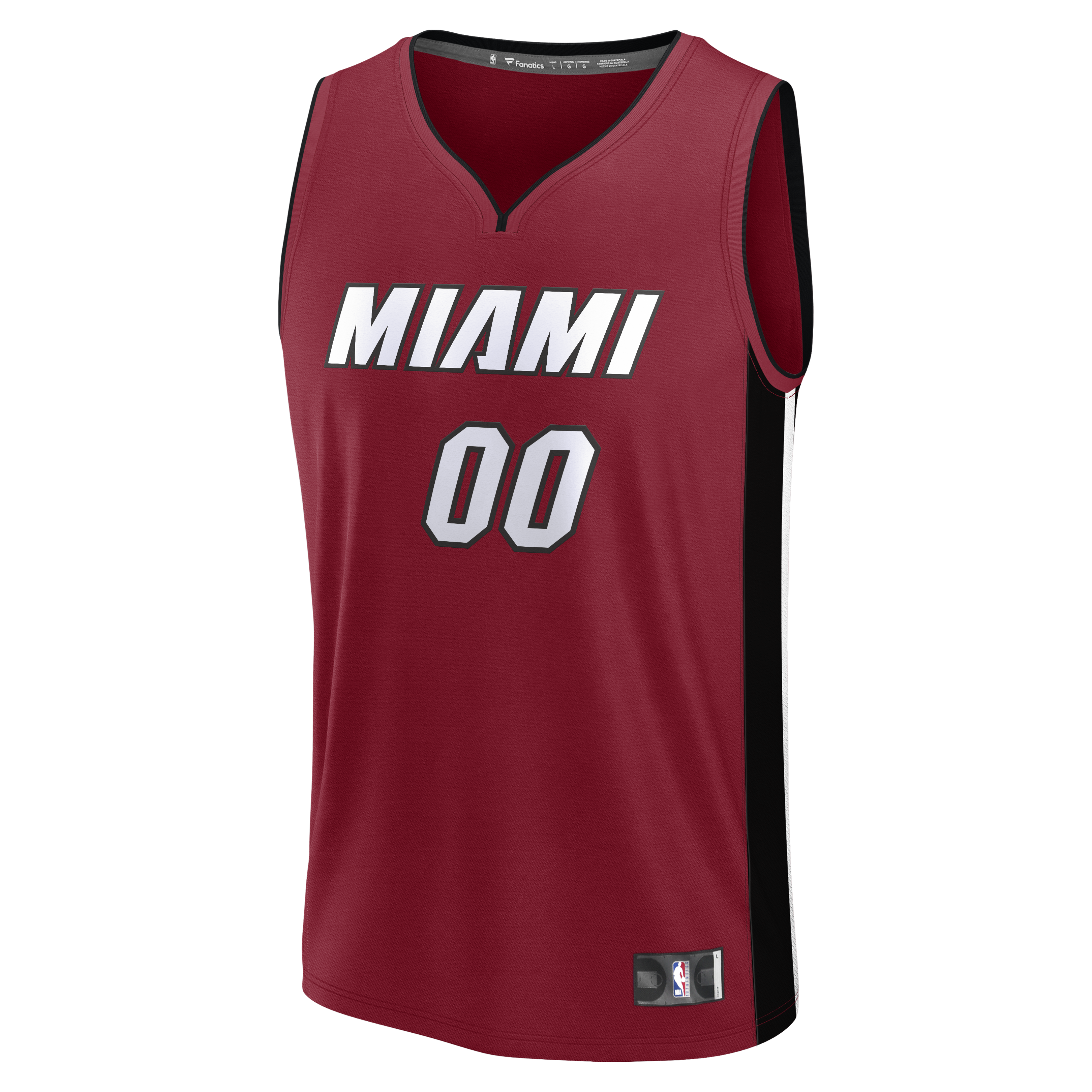 Miami Heat Fanatics Fast Break Custom Jersey - Icon Edition - Red