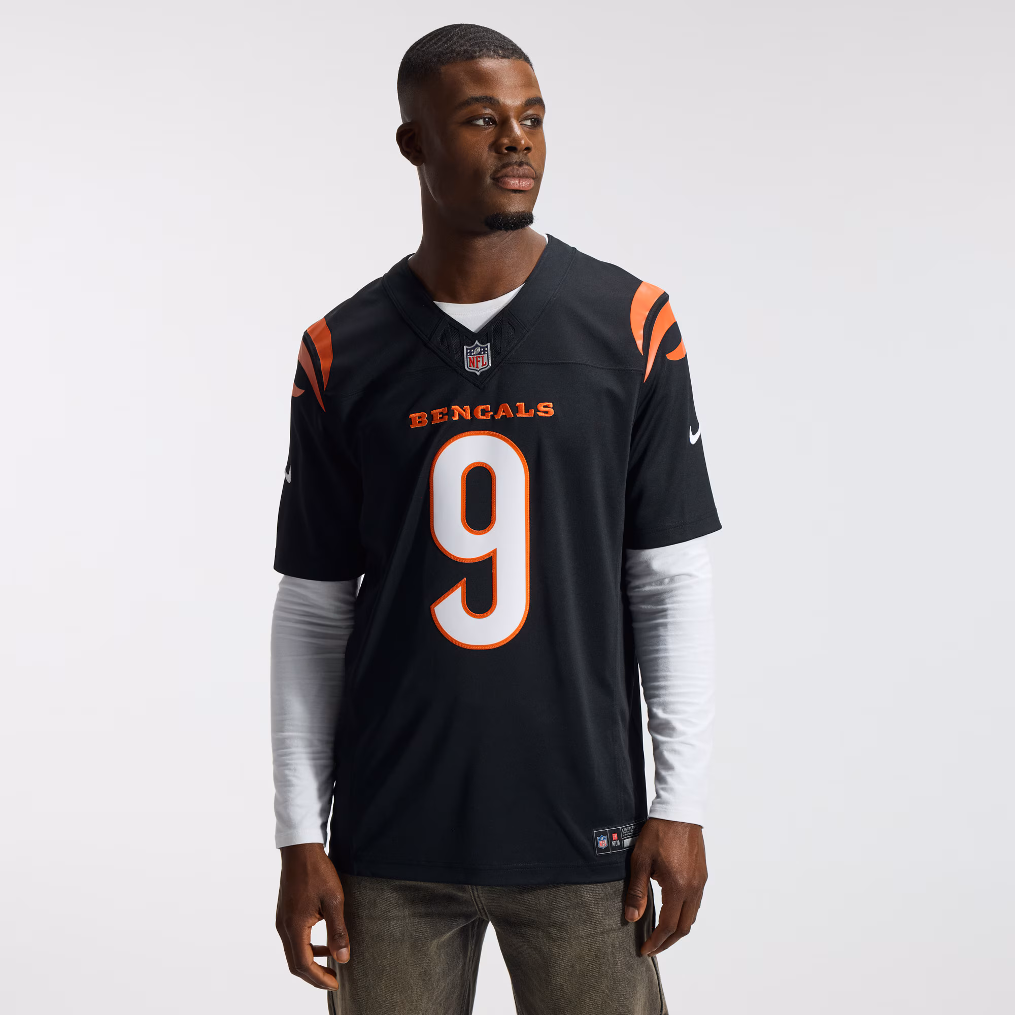 Joe Burrow Cincinnati Bengals Nike Vapor F.U.S.E. Stitched Limited Jersey - Black