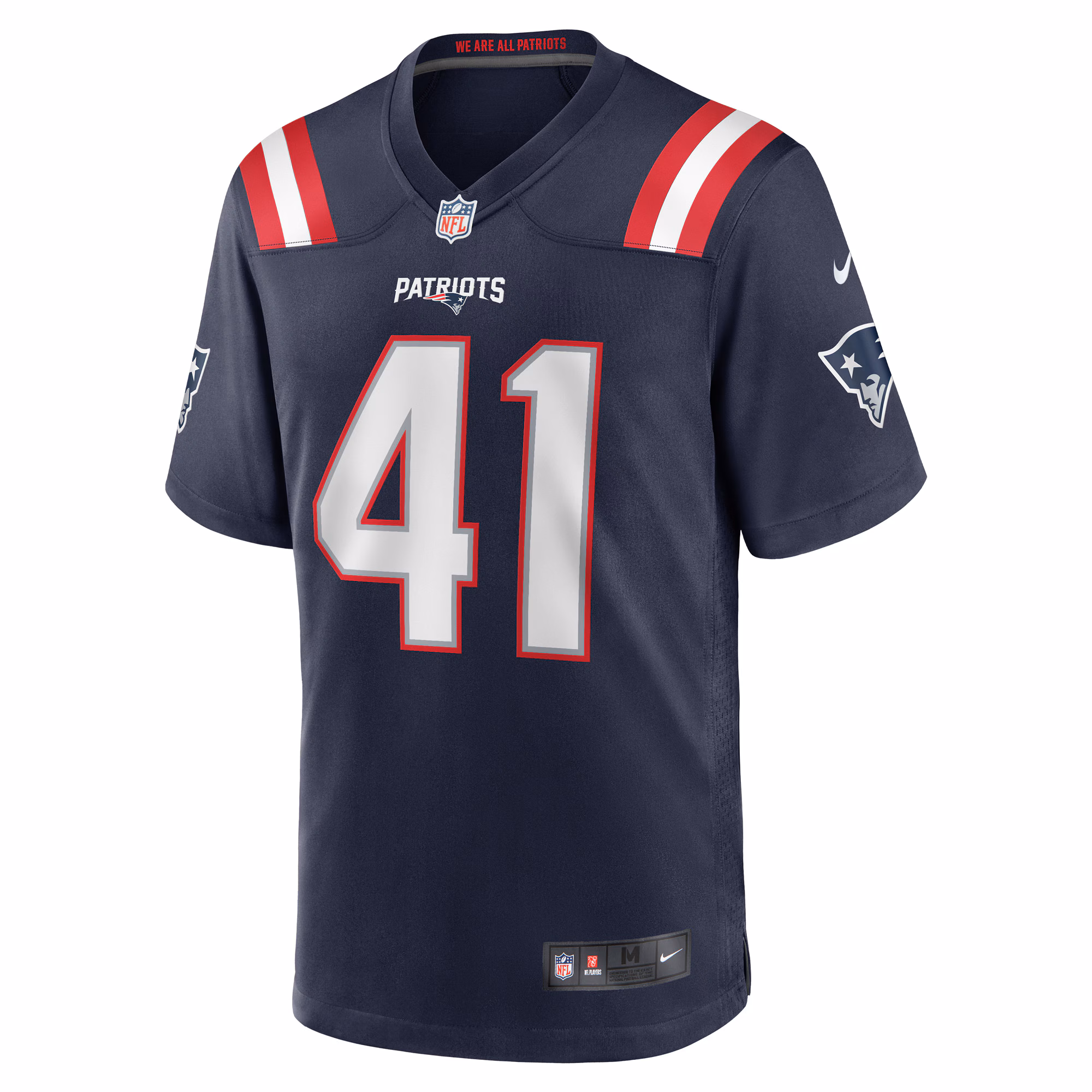 Brenden Schooler New England Patriots Nike Game Player Jersey - Navy