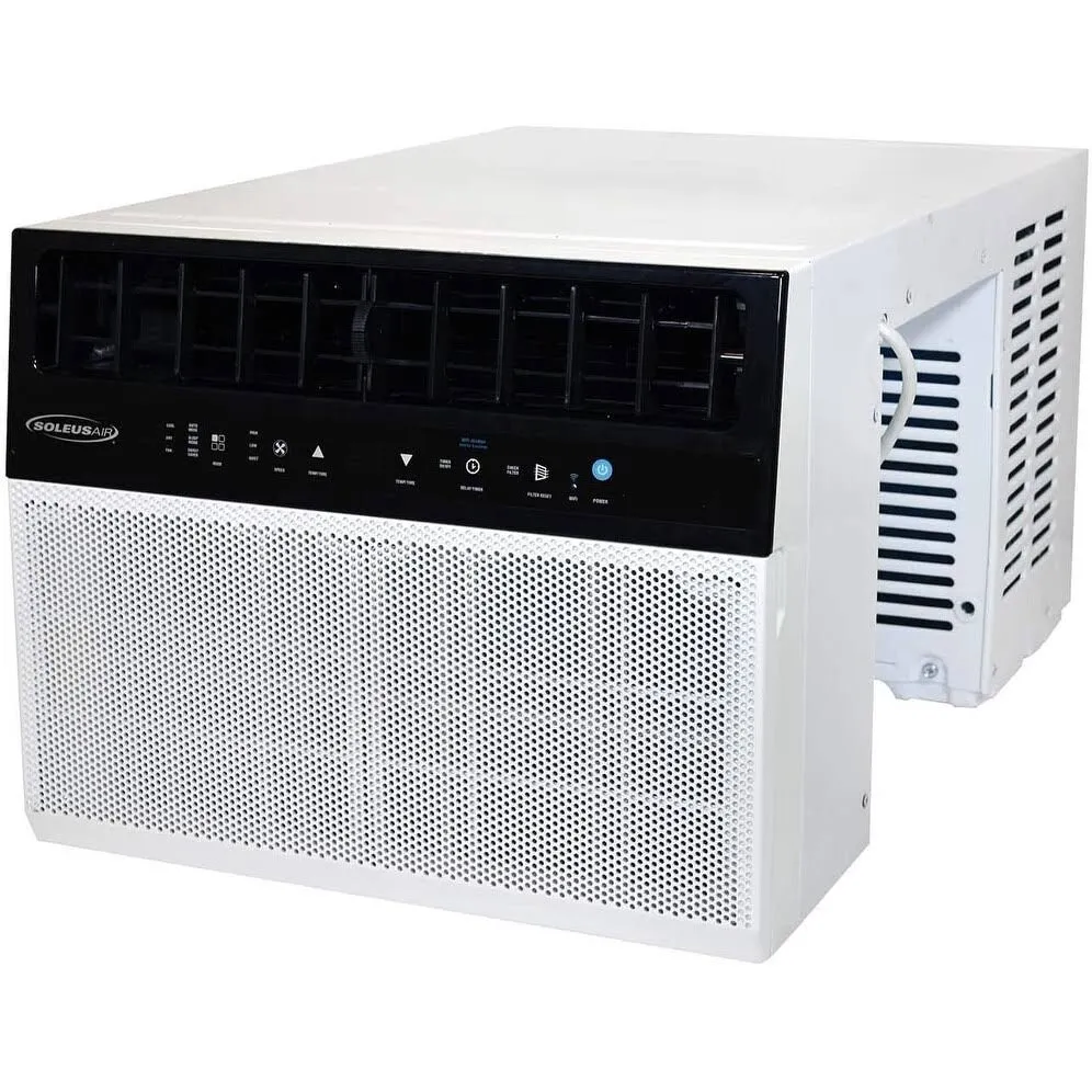 Soleus Air 8,000 BTU Hybrid (saddle) Window Air Conditioner with WiFi - 8,000 BTU (White)