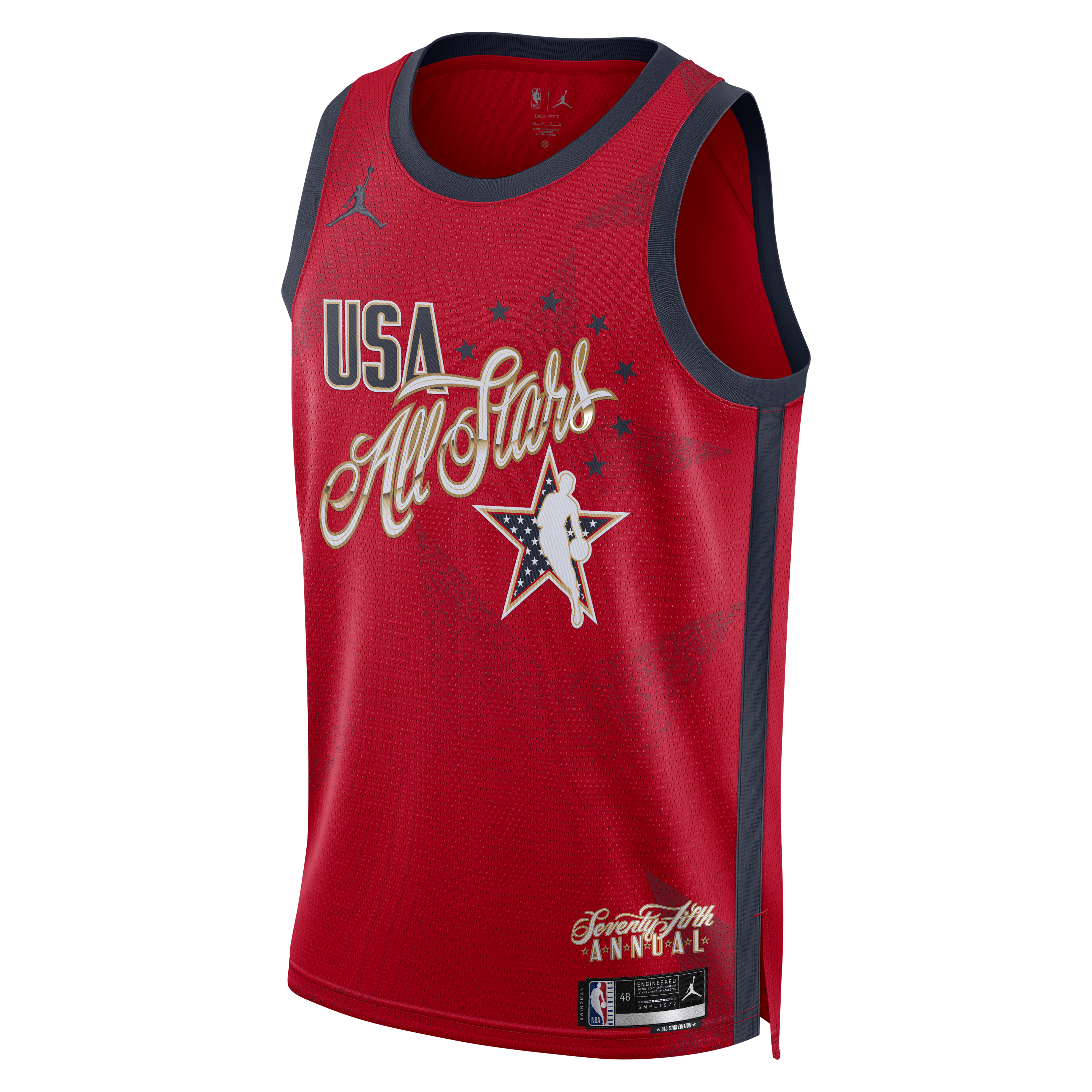 Jordan Brand Unisex 2026 NBA All-Star Game Swingman Custom Jersey - Red