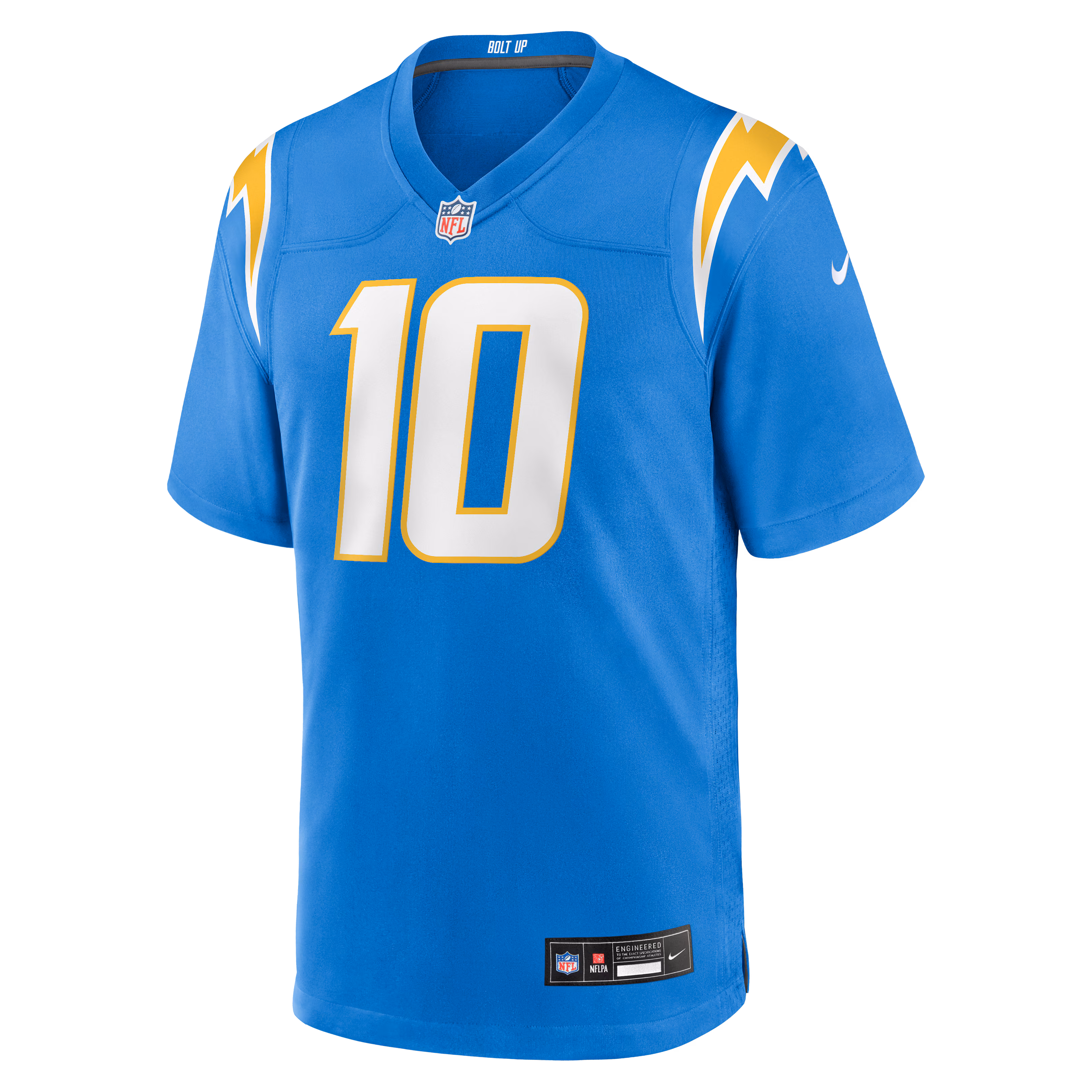 Justin Herbert Los Angeles Chargers Nike Player Game Jersey - Powder Blue
