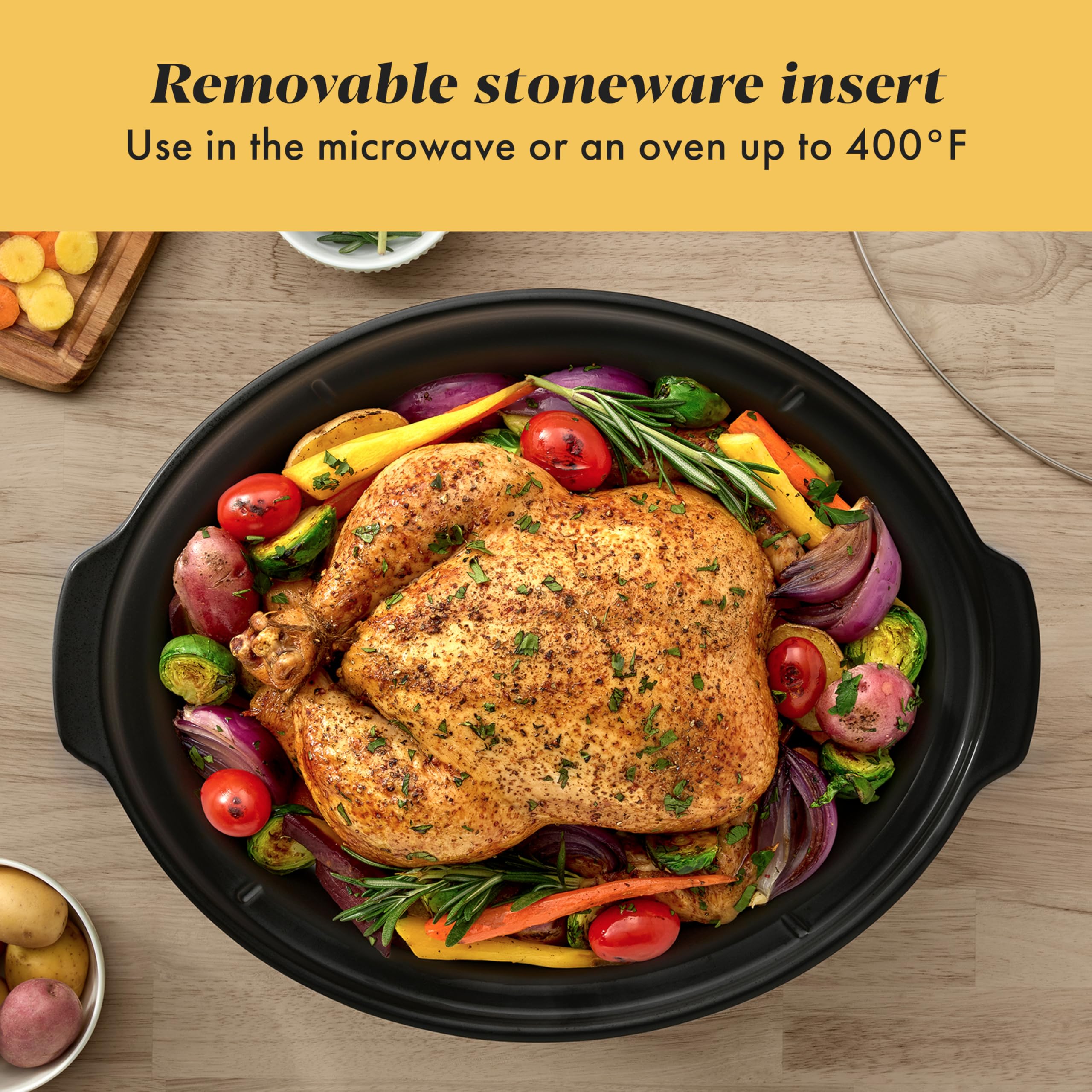 CROCK-POT 6 Quart Cook & Carry Programmable Slow Cooker