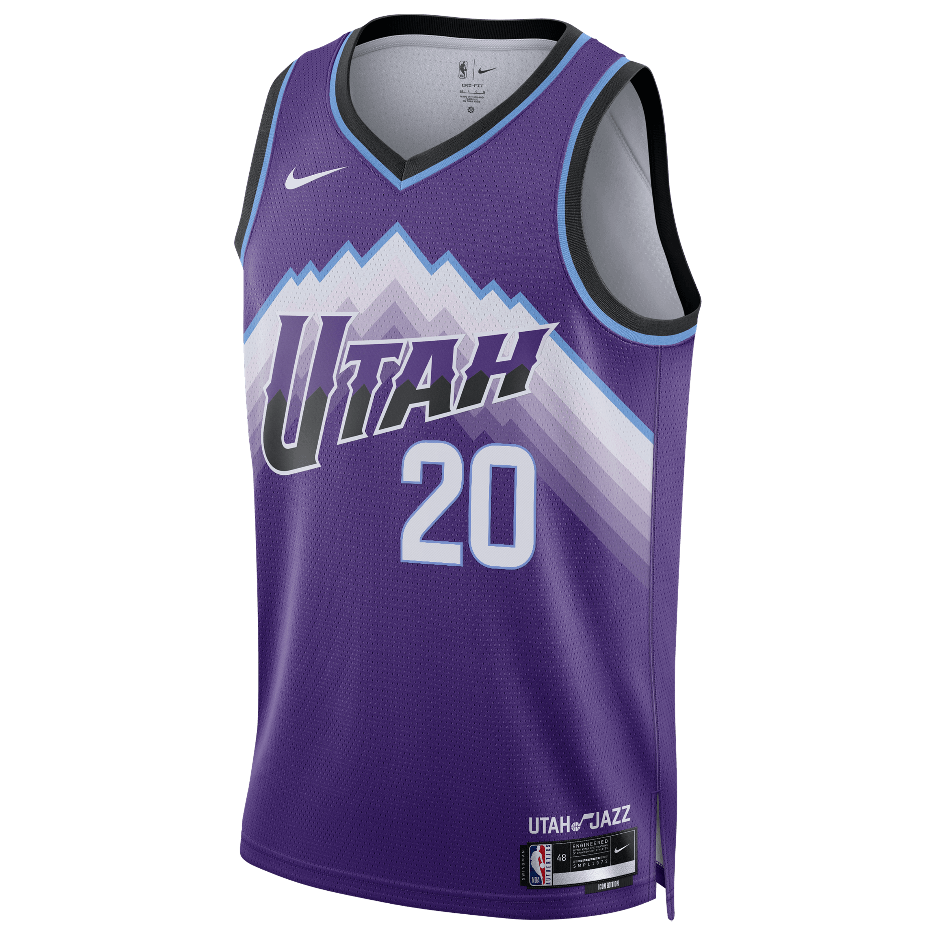 Jaren Jackson Jr. Utah Jazz Nike Unisex Swingman Jersey - Icon Edition - Purple