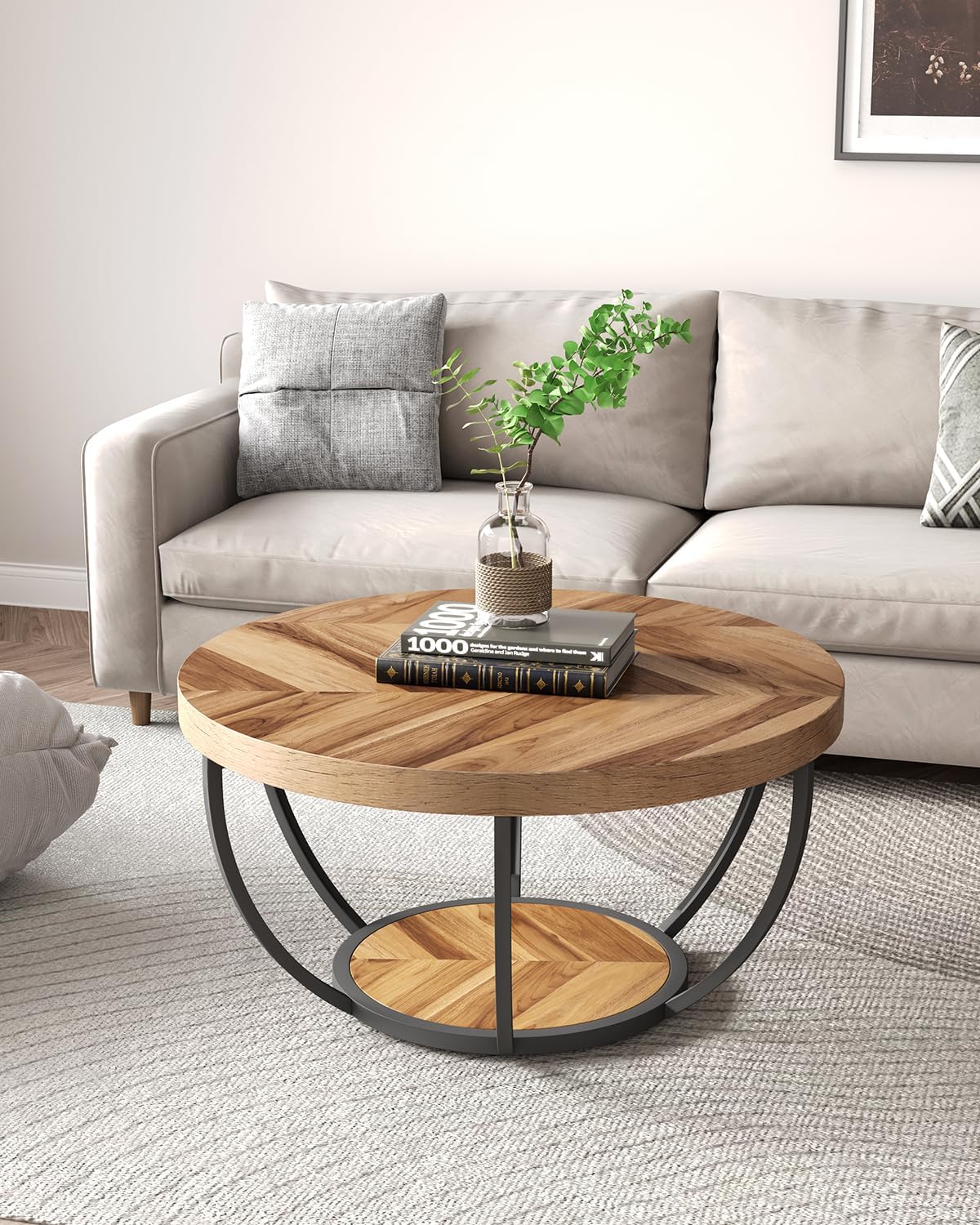 LITTLE TREE Round Coffee Table, 32