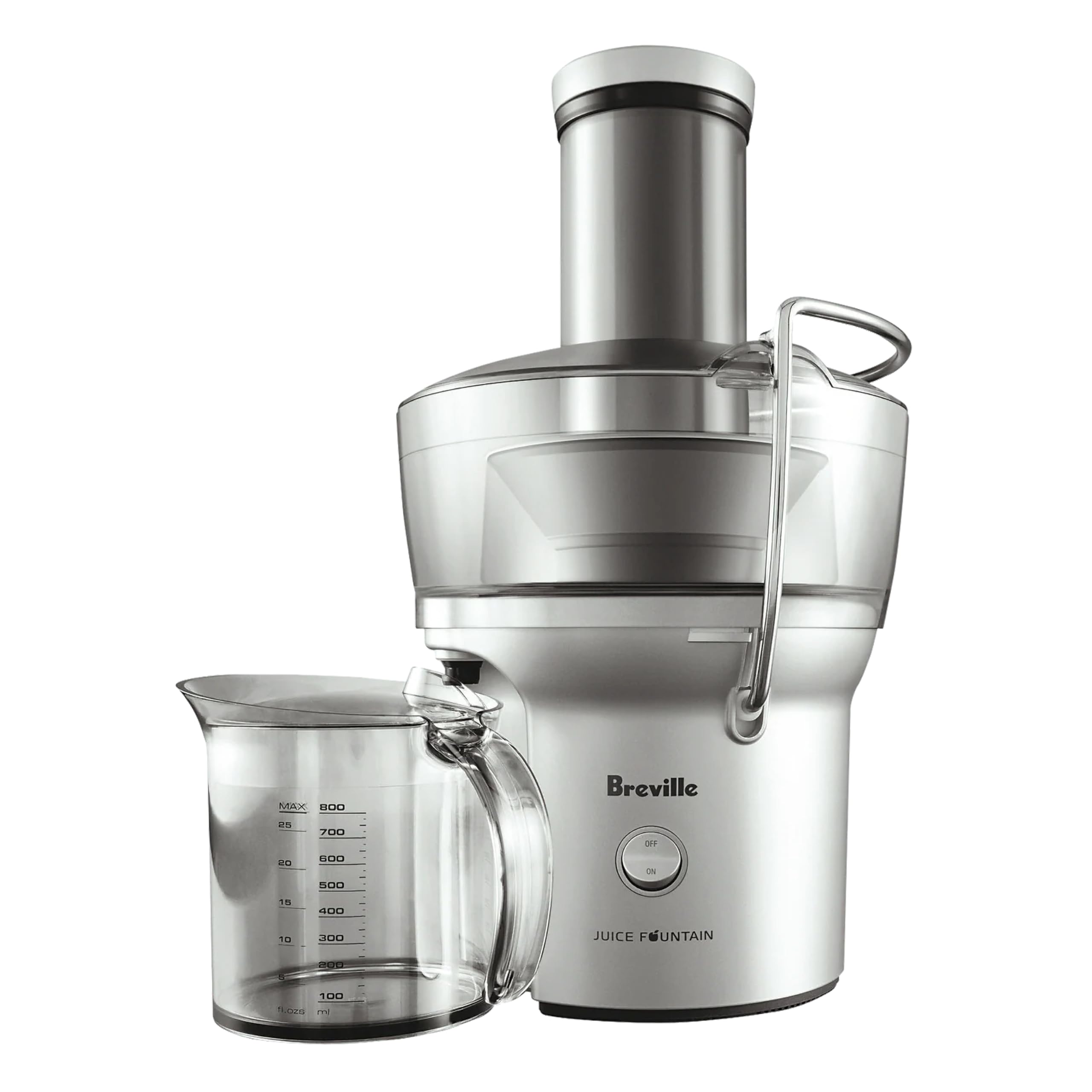 BREVILLE BJE200XL Juice Fountain Compact Juicer, Silver
