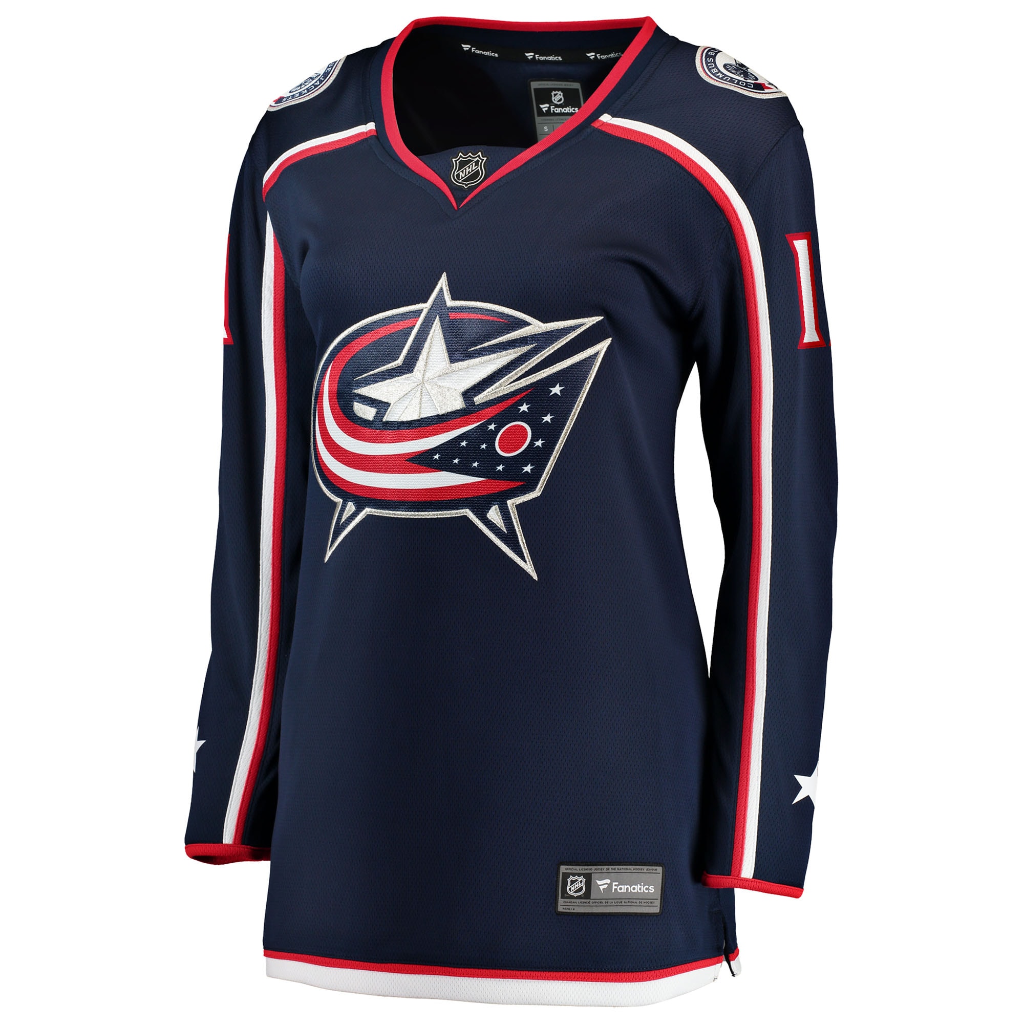 Miles Wood Columbus Blue Jackets Fanatics Women's Home Breakaway Jersey - Navy