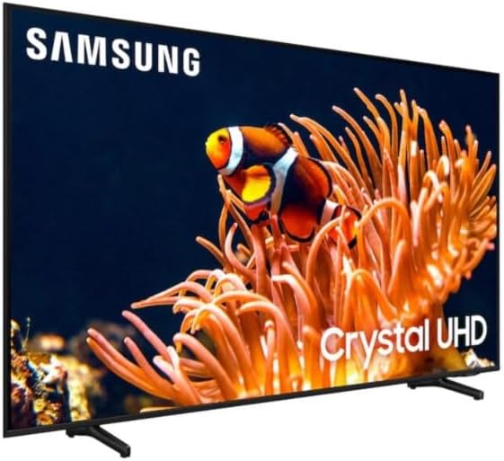 SAMSUNG 50-Inch Class DU8000B Series LED 4K Crystal UHD (2024) Smart Tizen TV AirSlim, Motion Xcelerator, Gaming Hub, Compatible with Alexa & Google Assistant UN50DU8000BXZA (Renewed)
