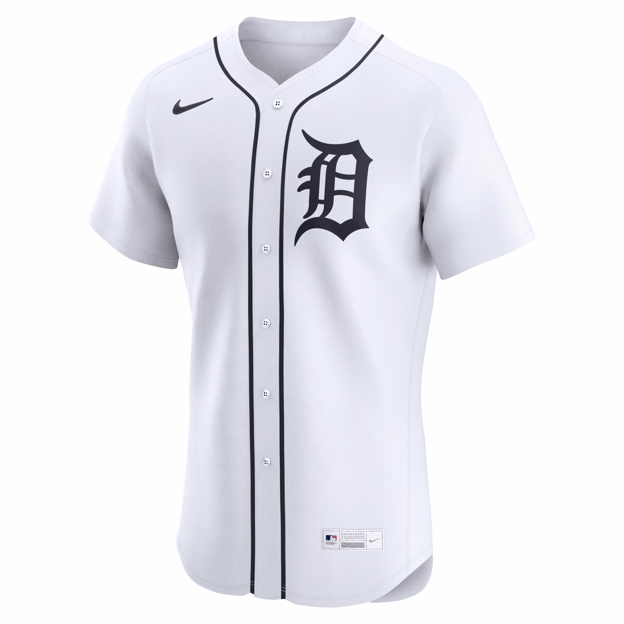 Detroit Tigers Nike Home Elite Jersey - White