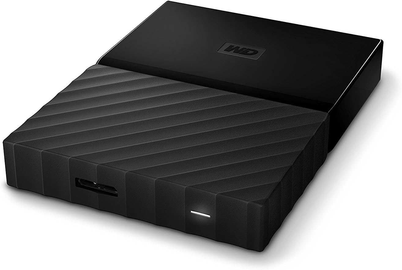 WD 1TB Black My Passport Portable External Hard Drive - USB 3.0 - WDBYNN0010BBK-WESN