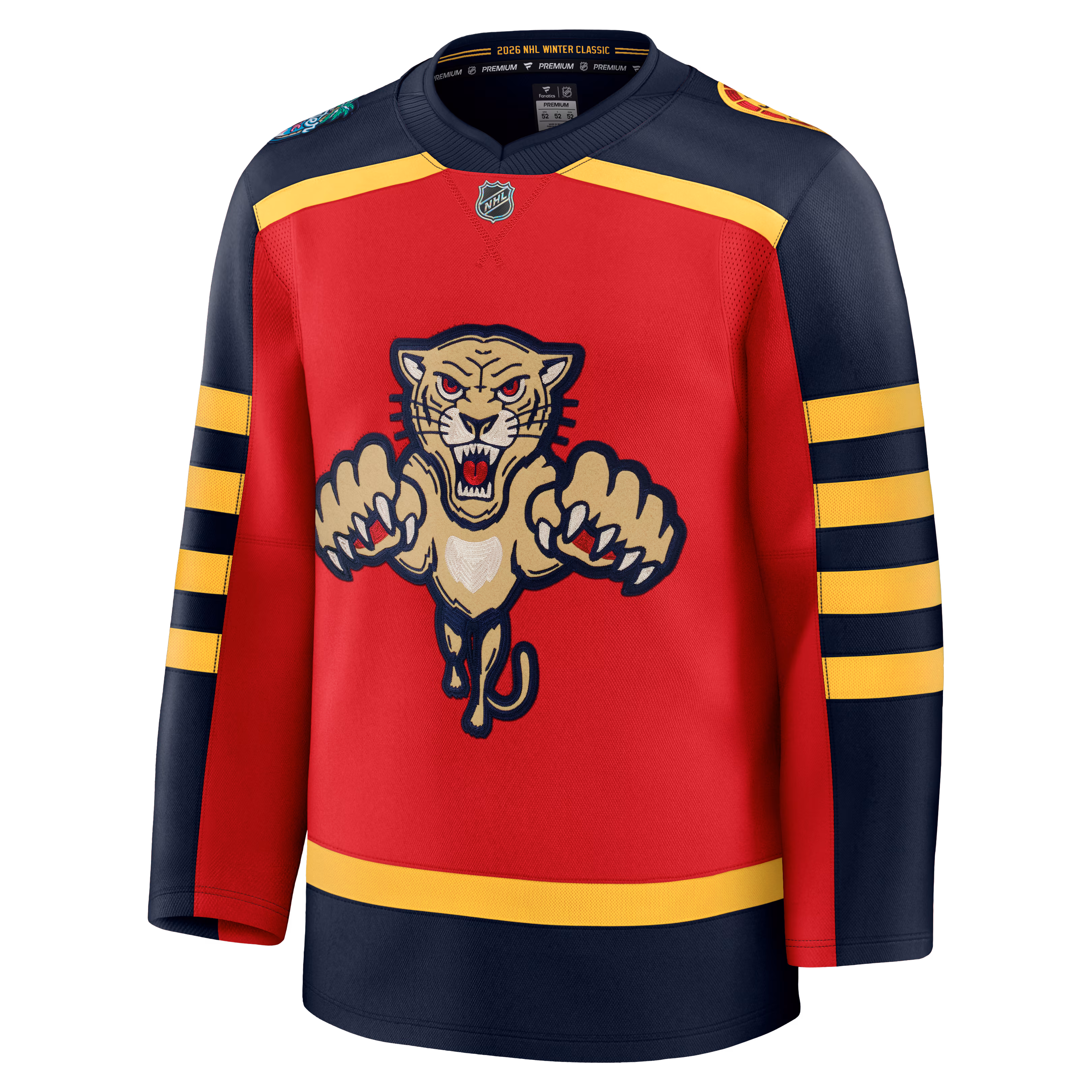 Florida Panthers Fanatics 2026 NHL Winter Classic Premium Jersey - Red