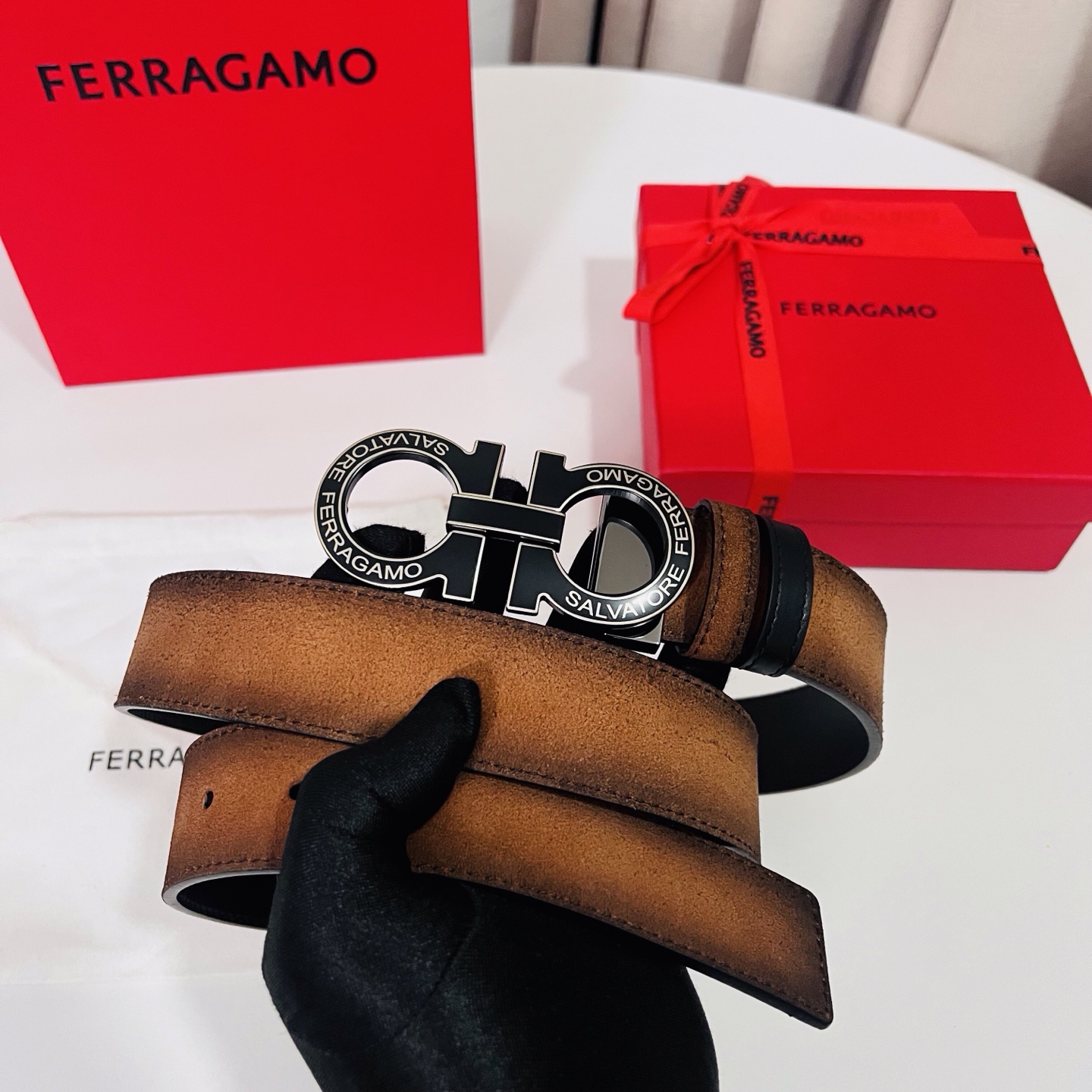 Ferragamo belt-77