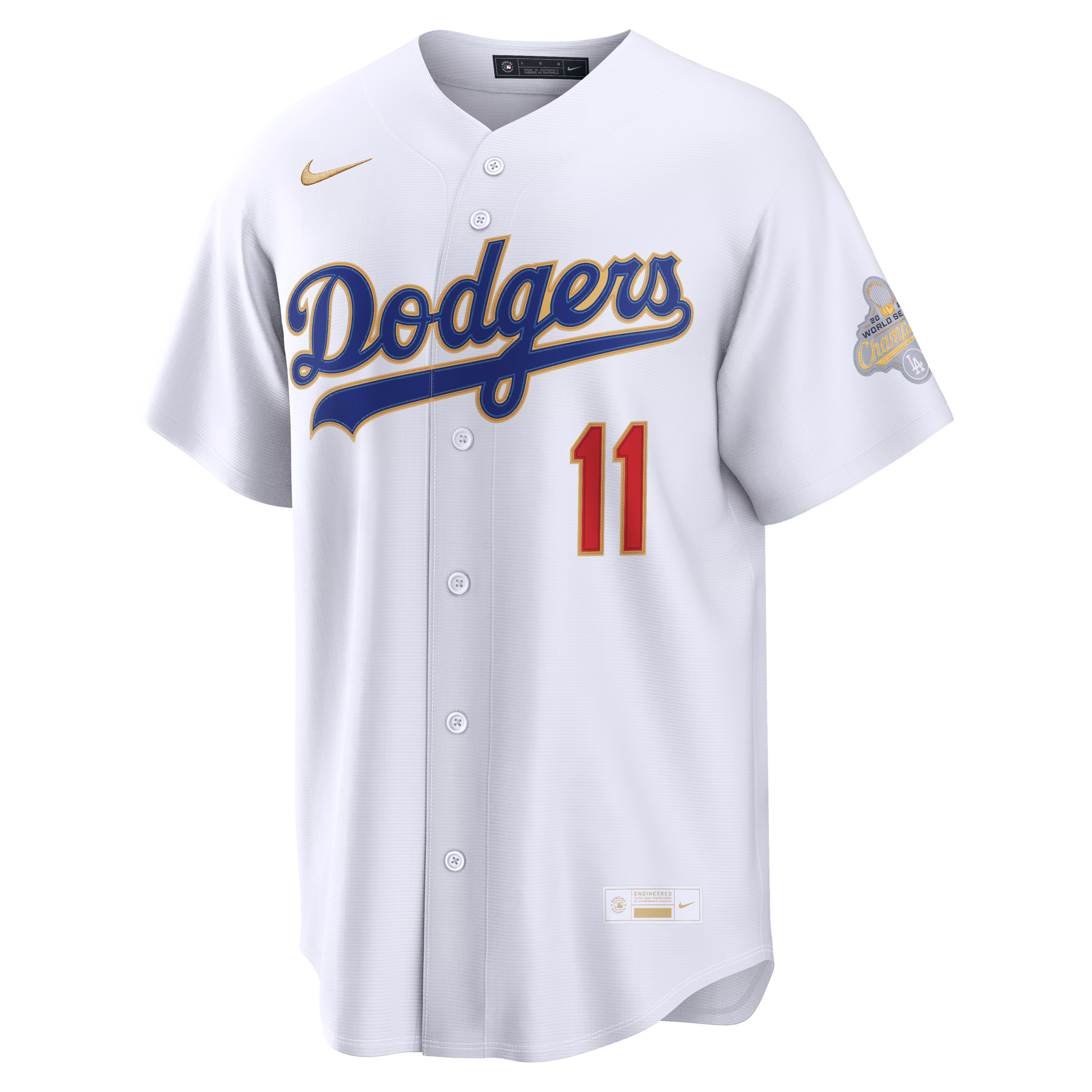 Roki Sasaki Los Angeles Dodgers Nike 2026 Gold Collection Stadium Jersey - White