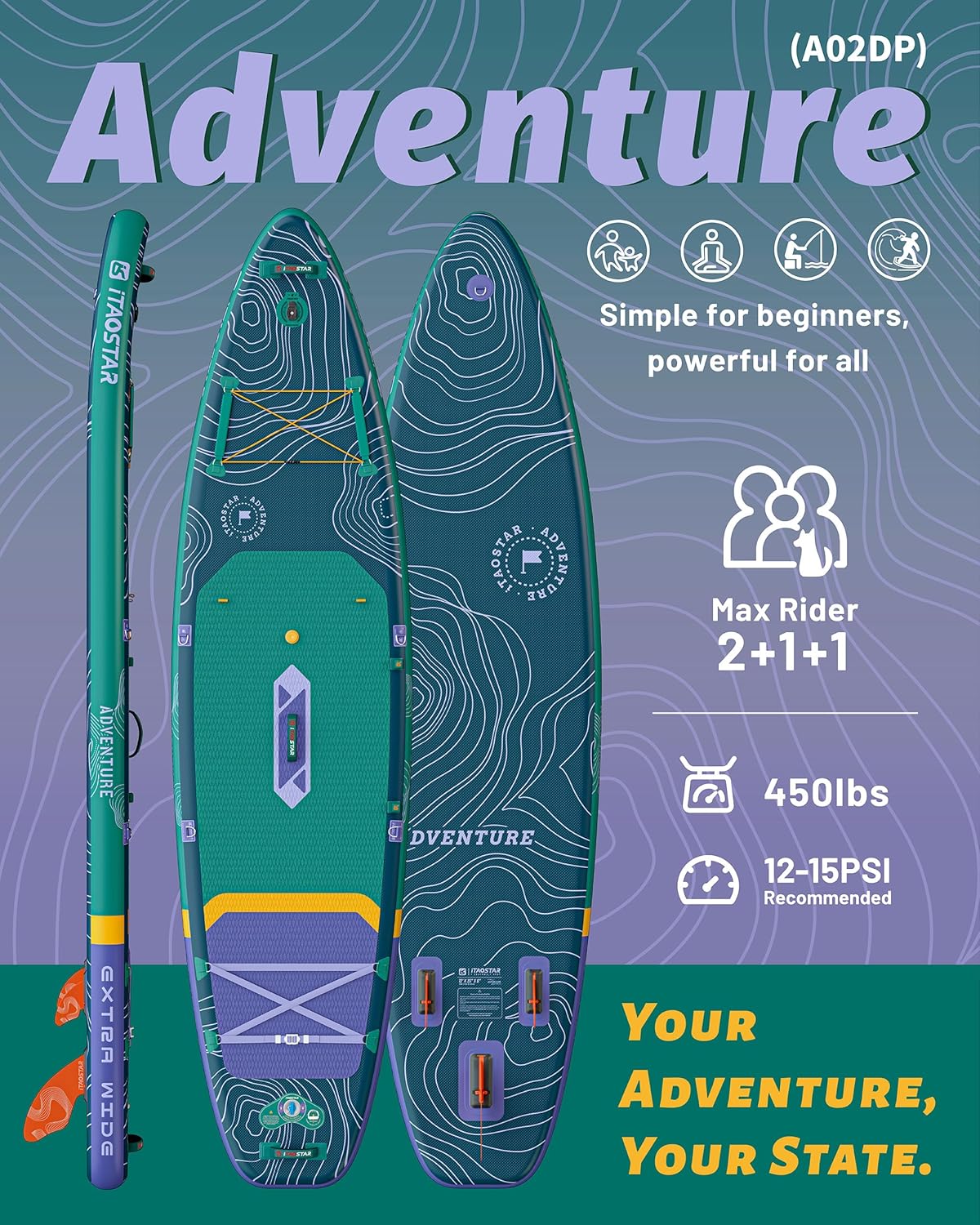iTAOSTAR Adventure 12' × 35