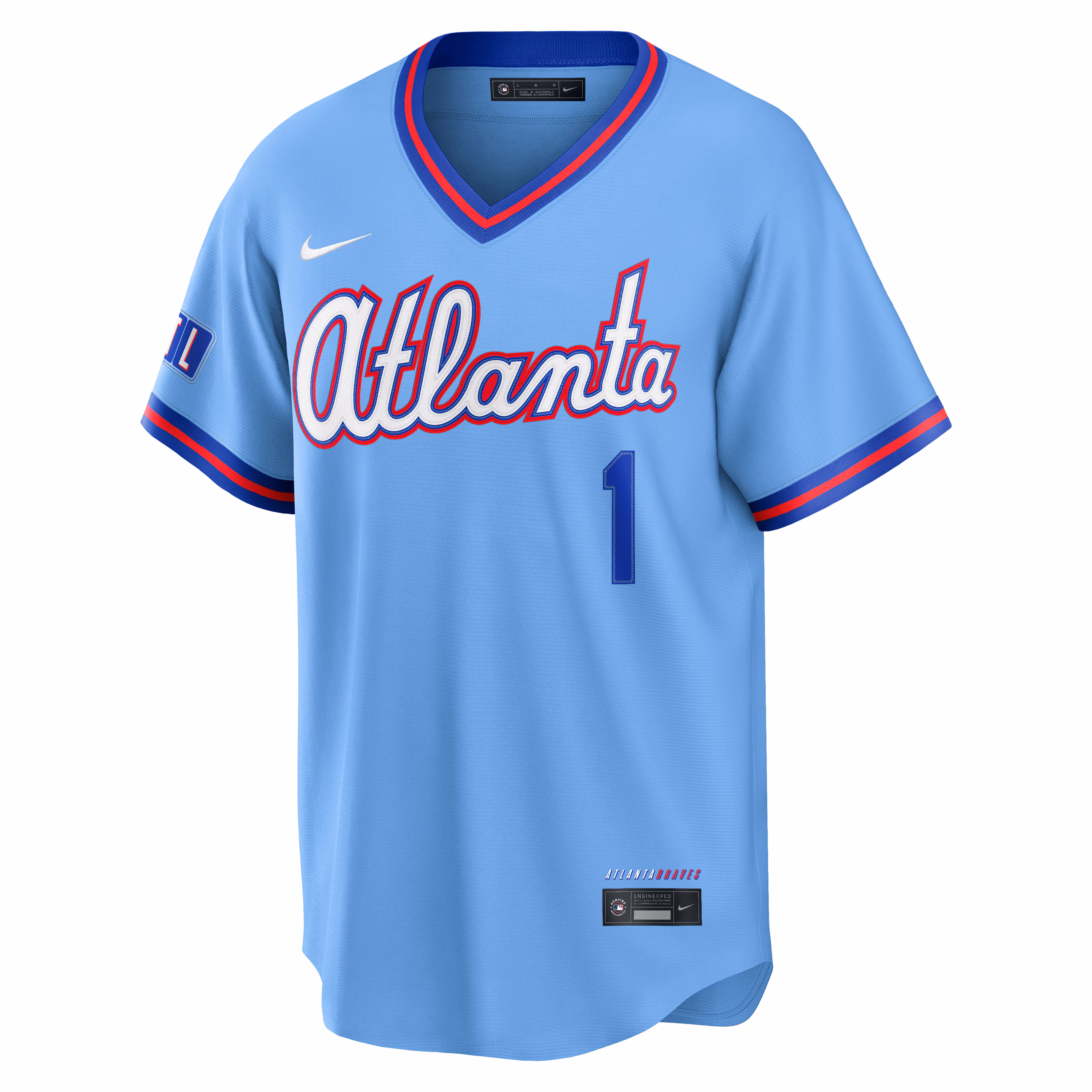 Ozzie Albies Atlanta Braves Nike 2026 City Connect Stadium Jersey - Powder Blue