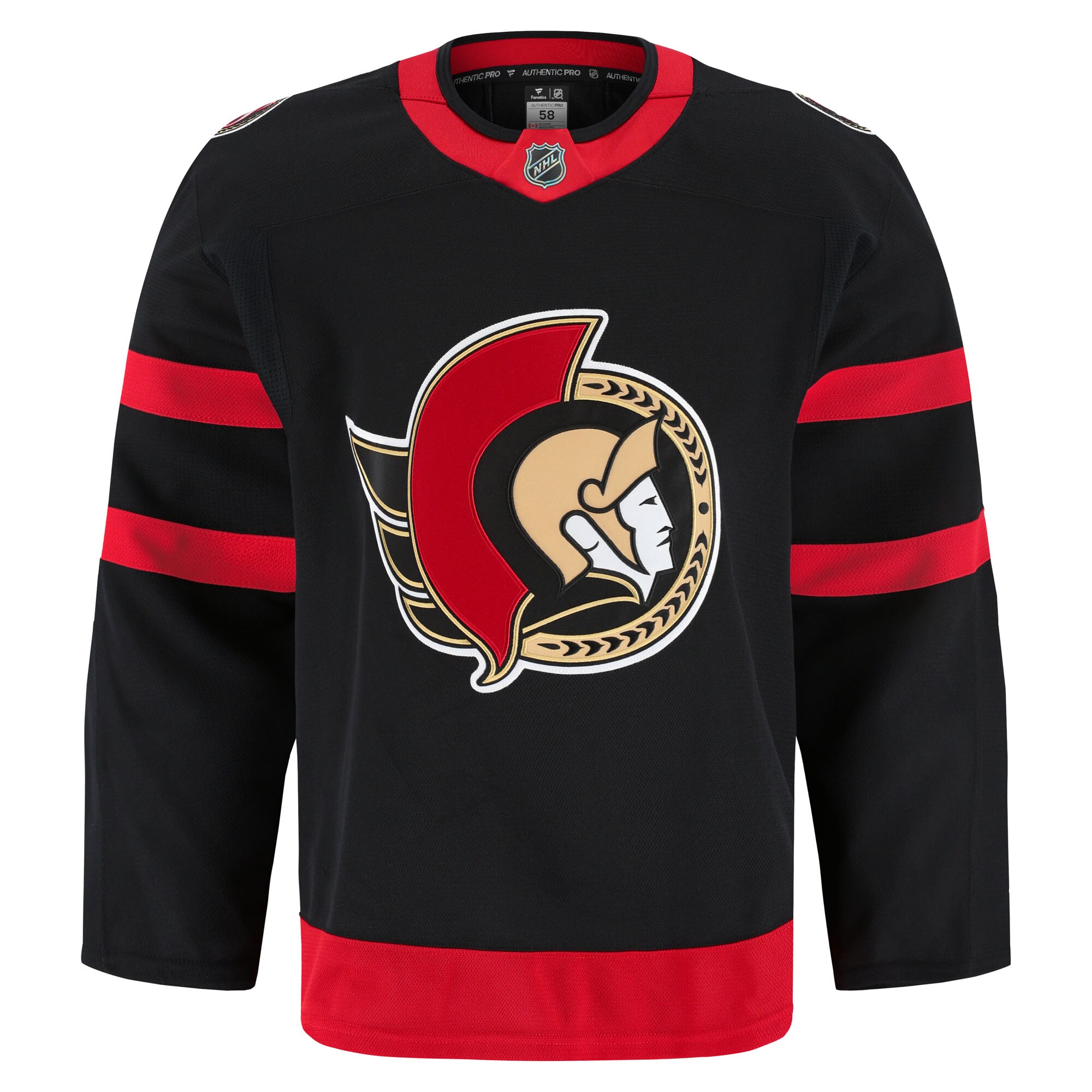 Ottawa Senators Fanatics Home Authentic Pro Jersey - Black