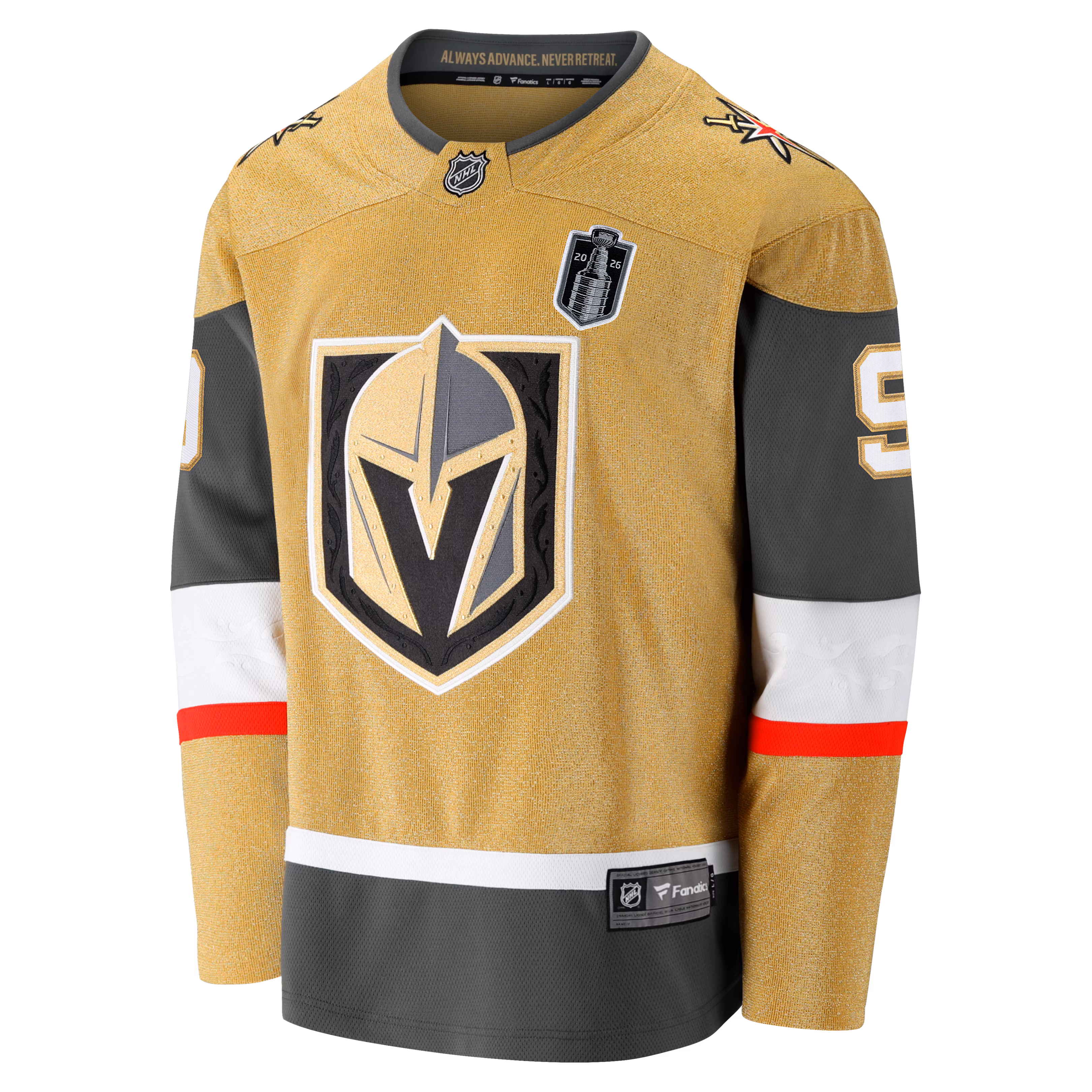 Jack Eichel Vegas Golden Knights Fanatics 2026 Stanley Cup Final Breakaway Jersey - Gold