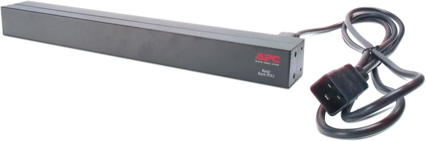 APC AP9565 Rack PDU/Basic/1U/16A/208/230V Surge Protector, Black, Model: 2701928