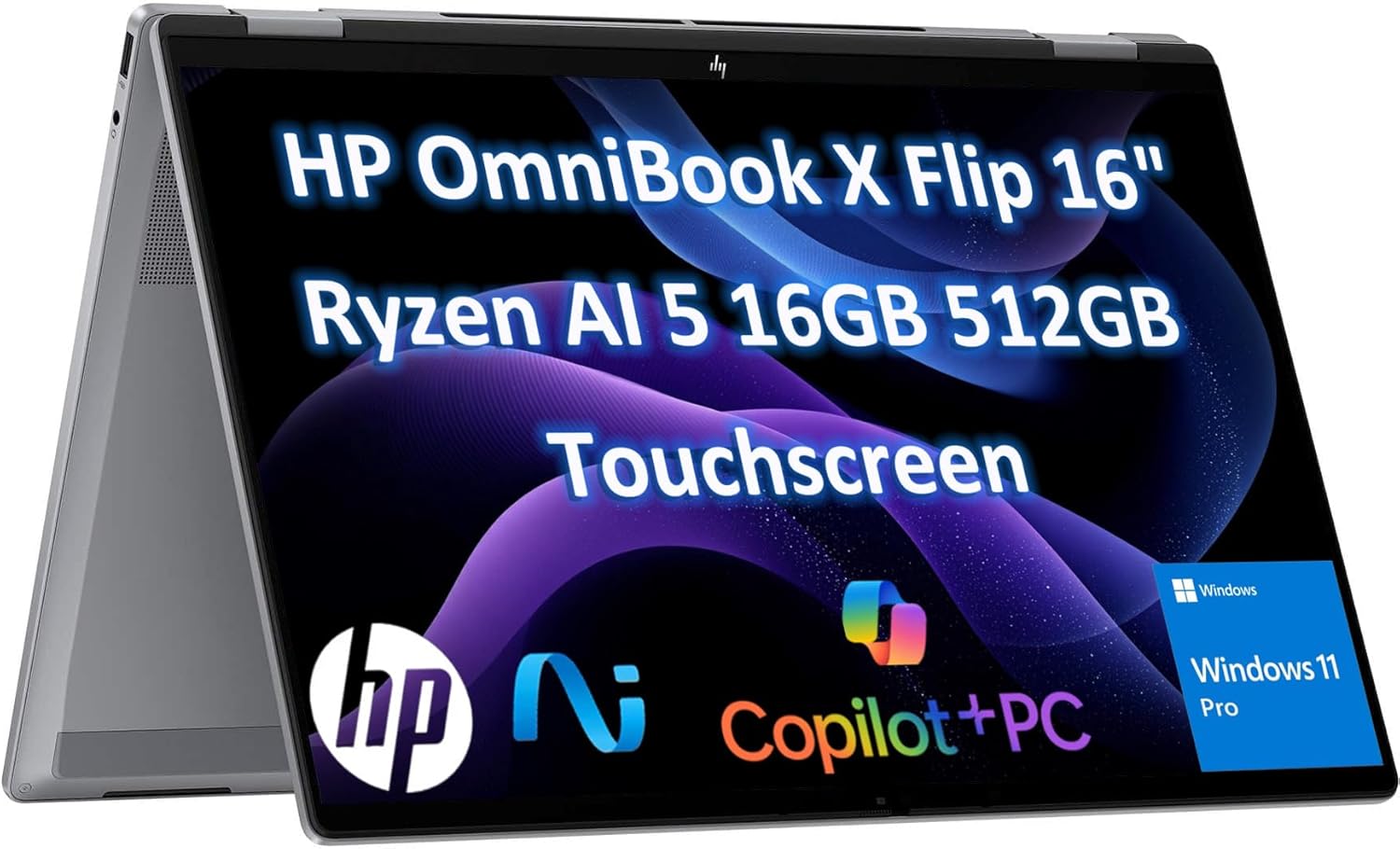 HP OmniBook X Flip 16 (Next Gen Envy 16 x360) 2-in-1 Touchscreen Laptop (16