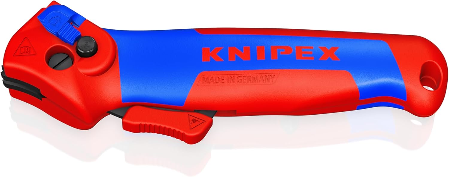 KNIPEX Tools 16 50 145 SBA Ratcheting Knife, 5-3/4