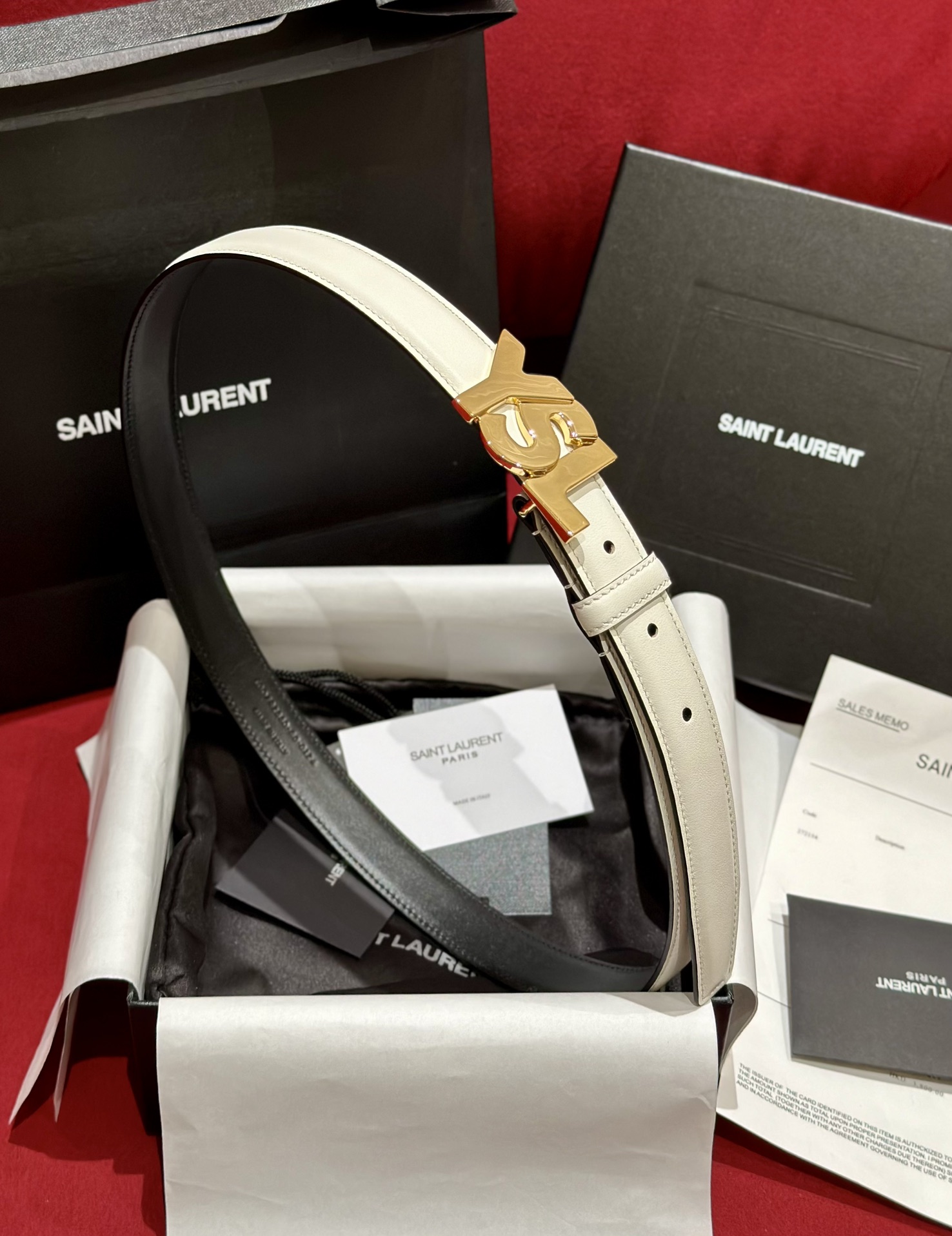 YSL belt-50