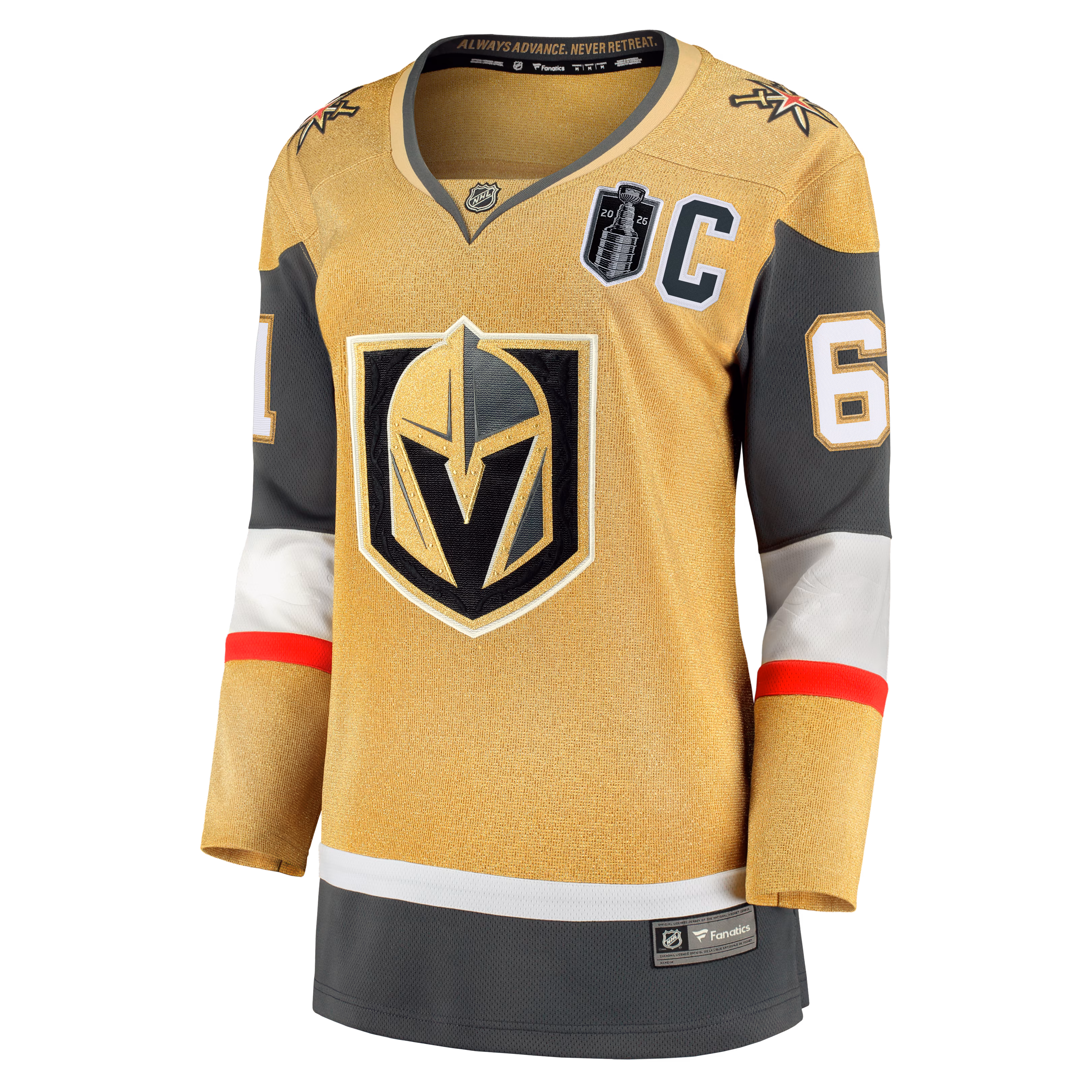 Mark Stone Vegas Golden Knights Fanatics Women's 2026 Stanley Cup Final Breakaway Jersey - Gold