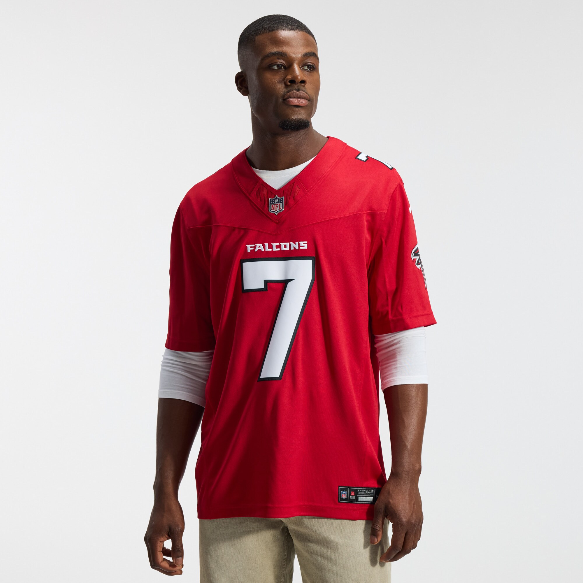 Bijan Robinson Atlanta Falcons Nike Vapor F.U.S.E. Stitched Limited Jersey - Red