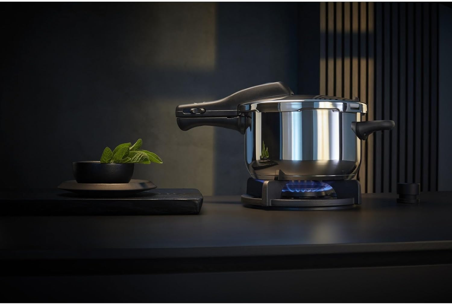 WMF Perfect – Quick Cooker Ø 22 cm Diameter of 8 Litres and a Medium, Cromargan Stainless Steel for Induction