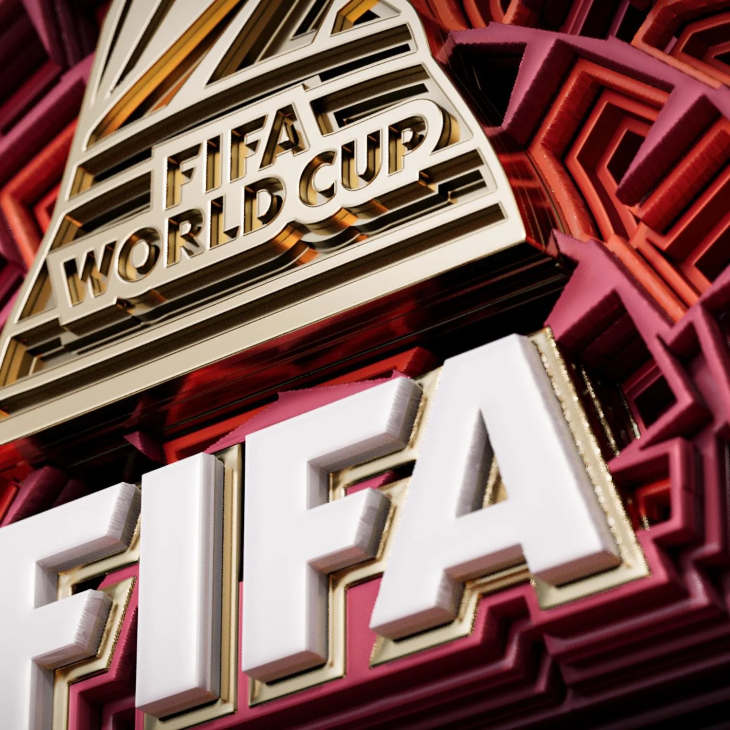FIFA World Cup 2026™ Canada Host Country Emblem 3D Wood Art Frame