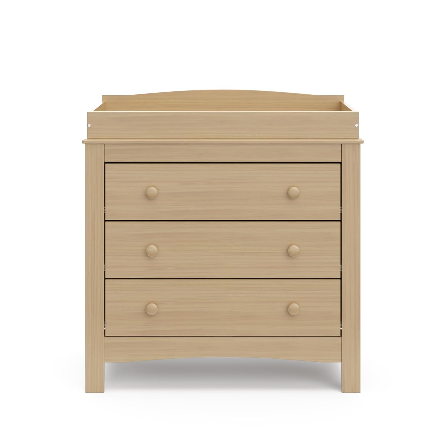 Graco Noah 3 Drawer Changing Table Dresser (Driftwood) – GREENGUARD Gold Certified Baby Dresser with Changing Table Top, Baby Changing Table Dresser, Includes Interlocking Drawer System