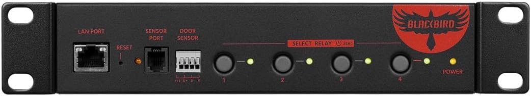 Monoprice Blackbird Pro 4-Outlet Smart PDU, IP-Based Remote Power Management Solution, Power Up, Power Down or Reboot Your Remote Equipment from Anywhere Over TCP/IP